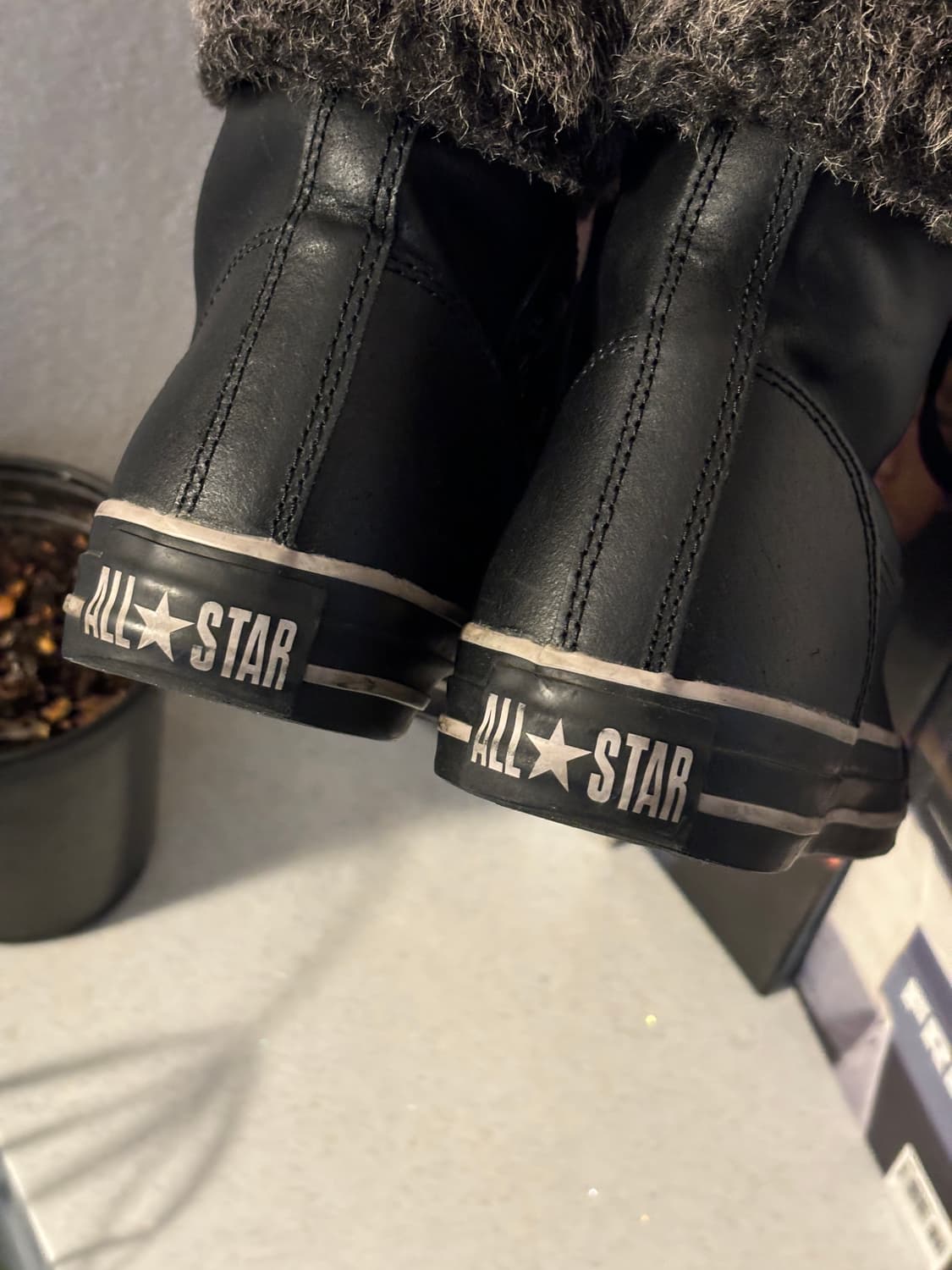 컨버스 레더 퍼 척테일러 하이 상품이미지5