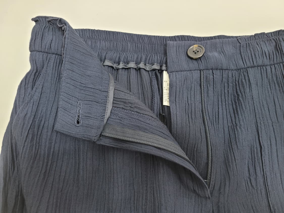 BENETTON 25SS  베네통 레이온 와이드 팬츠 / 여 67 네이비 상품이미지6