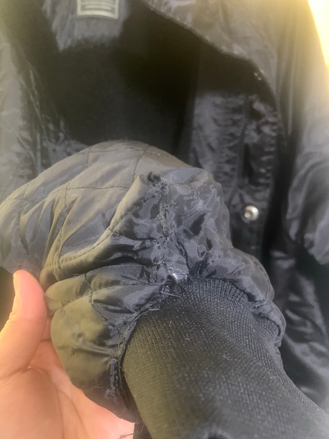 아디다스 올드스쿨 양털 롱패딩 빈티지 판매 합니다 ! 상품이미지9