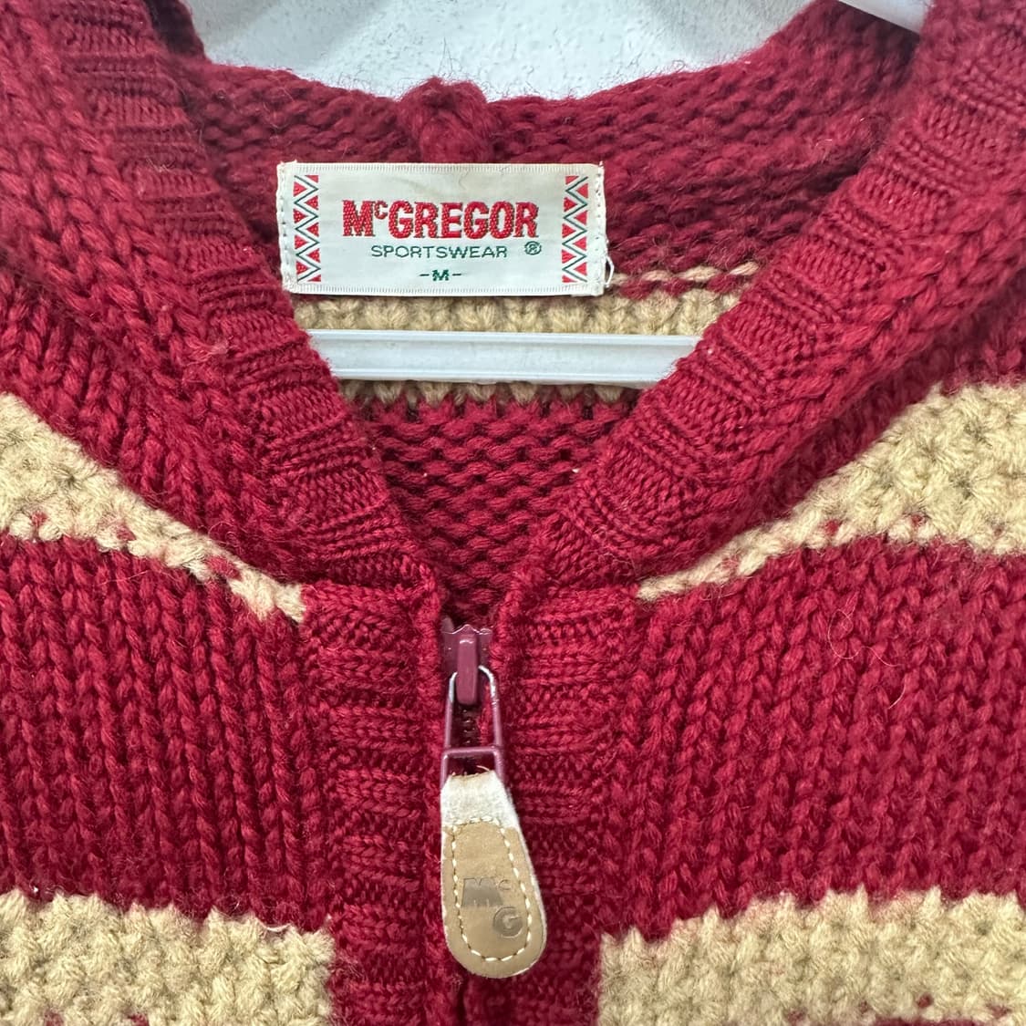 맥그리거 니트 집업 상품이미지3