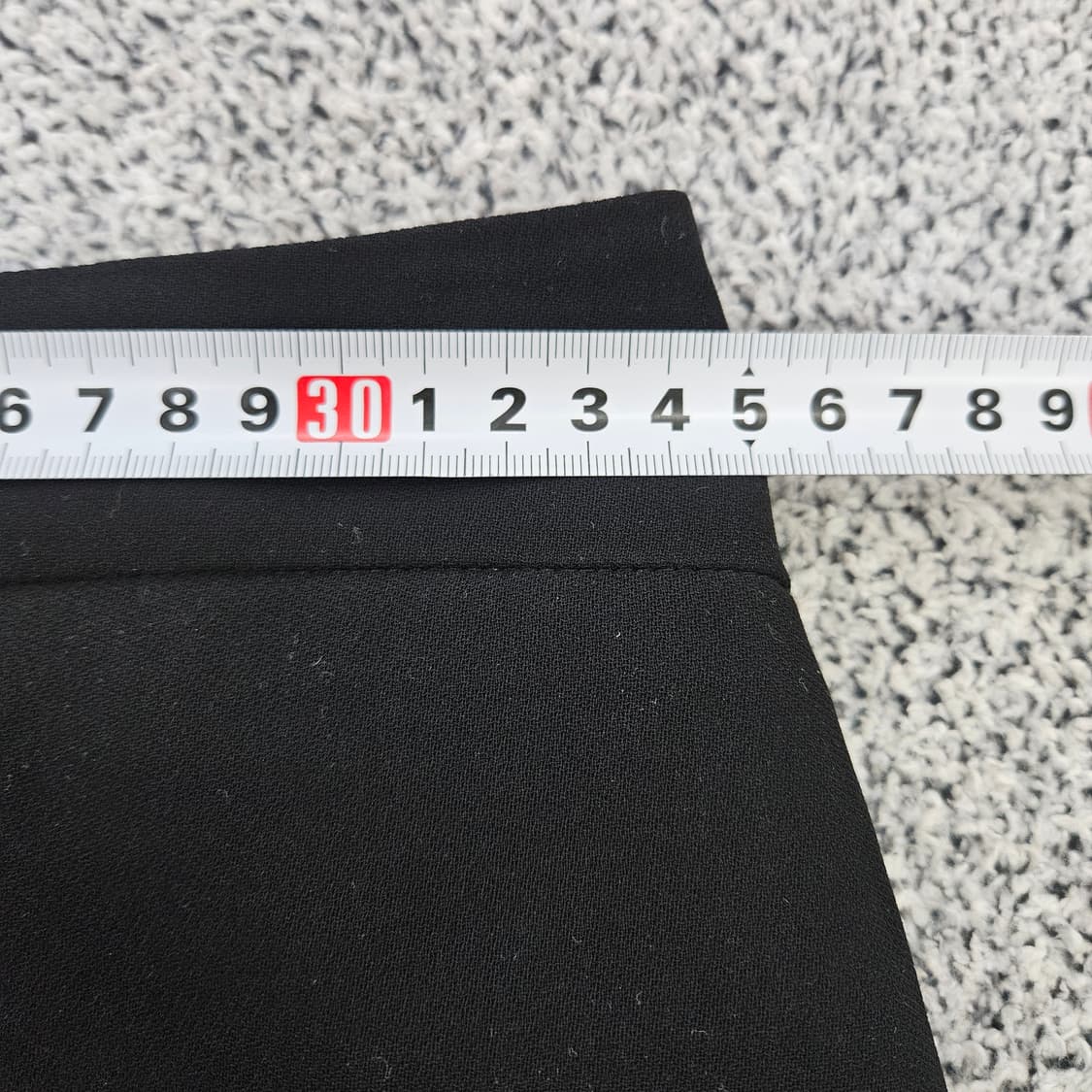 [67-88] 잇 미샤 여성 블랙 A라인 미디스커트 0102YH1 상품이미지5