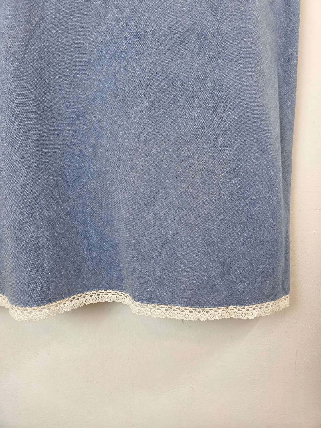 밑단 레이스 롱스커트 상품이미지3