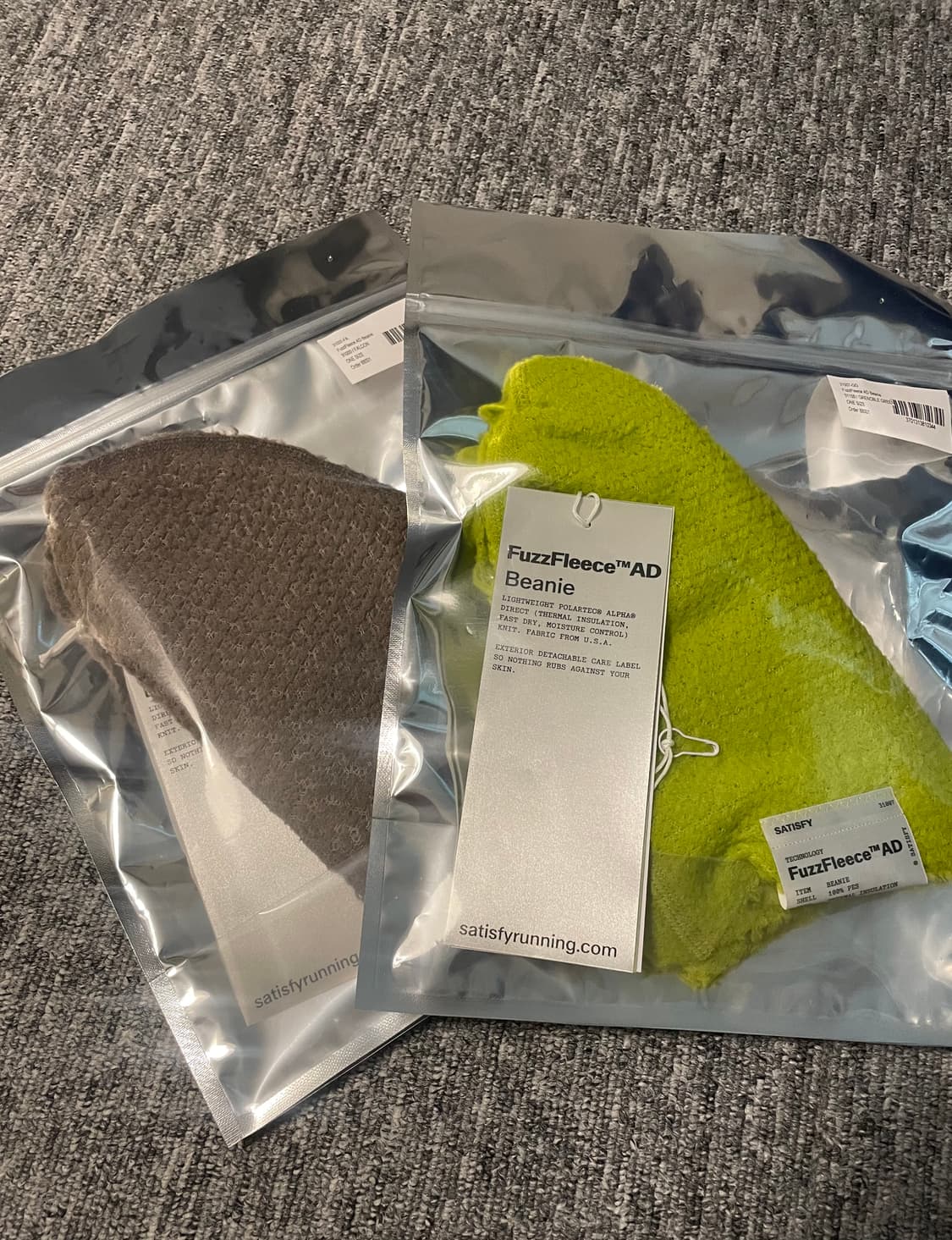 [새상품] 새티스파이 퍼즈플리스 비니 팔콘 상품이미지2