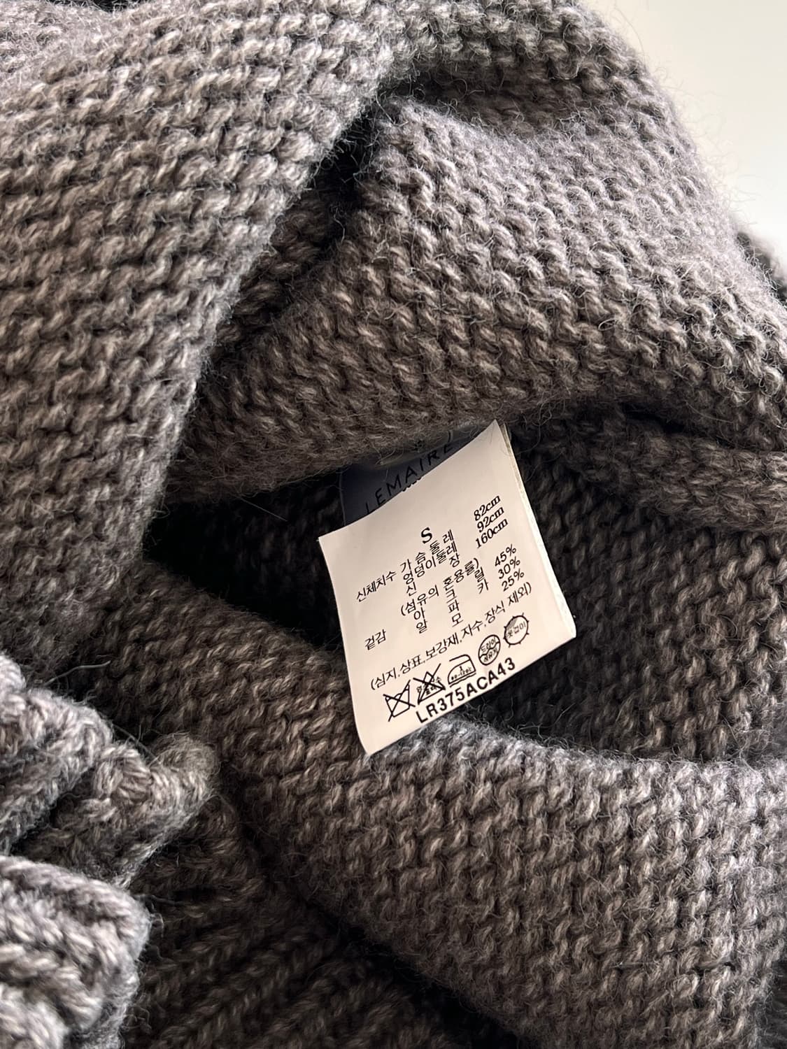 르메르 알파카 리본 가디건 상품이미지7