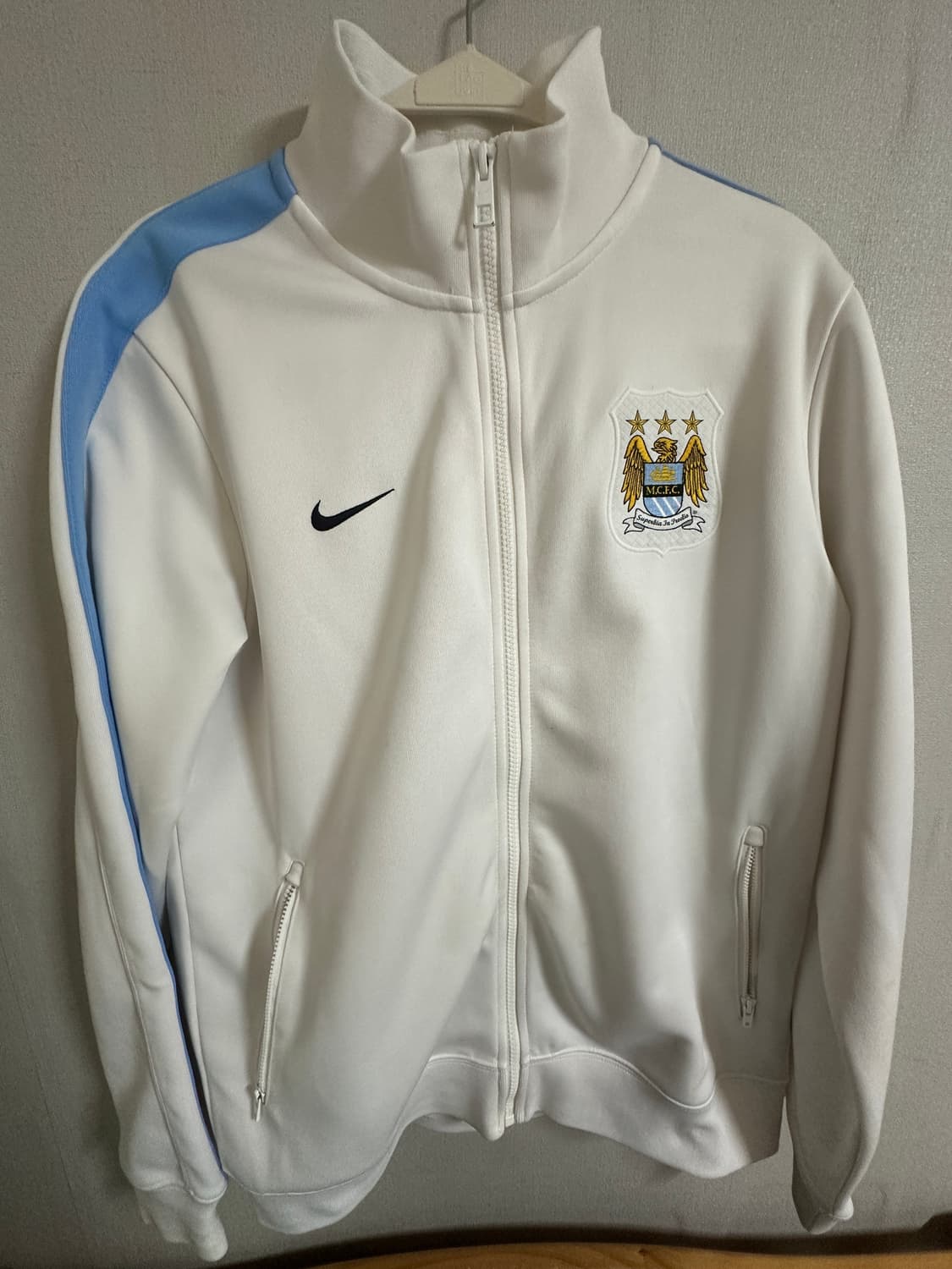 나이키 맨체스터 시티 대장급 져지 트랙탑 화이트 블루 맨시티 맨유 상품이미지1