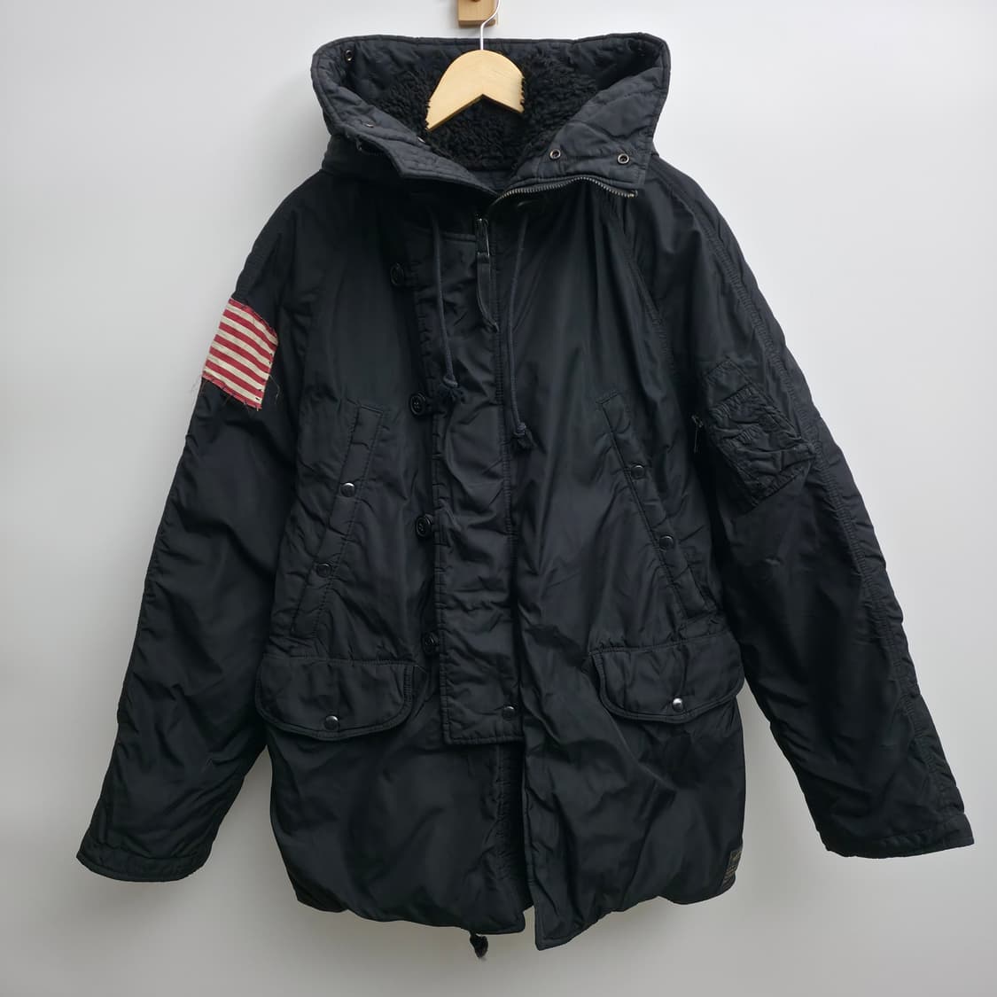 [M] 폴로 데님앤서플라이 성조기 덕다운 패딩 상품이미지1