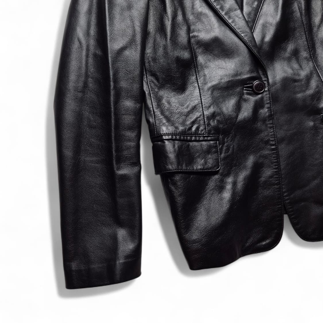 [XS] 빈티지 양가죽 블레이저 자켓 상품이미지4