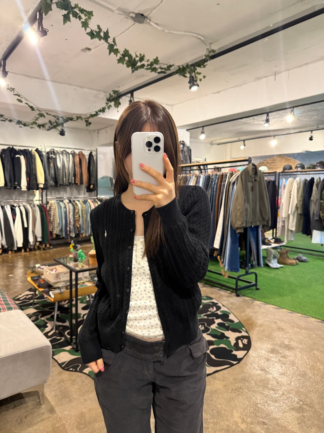 폴로 랄프로렌 꽈배기 니트 가디건 상품이미지3
