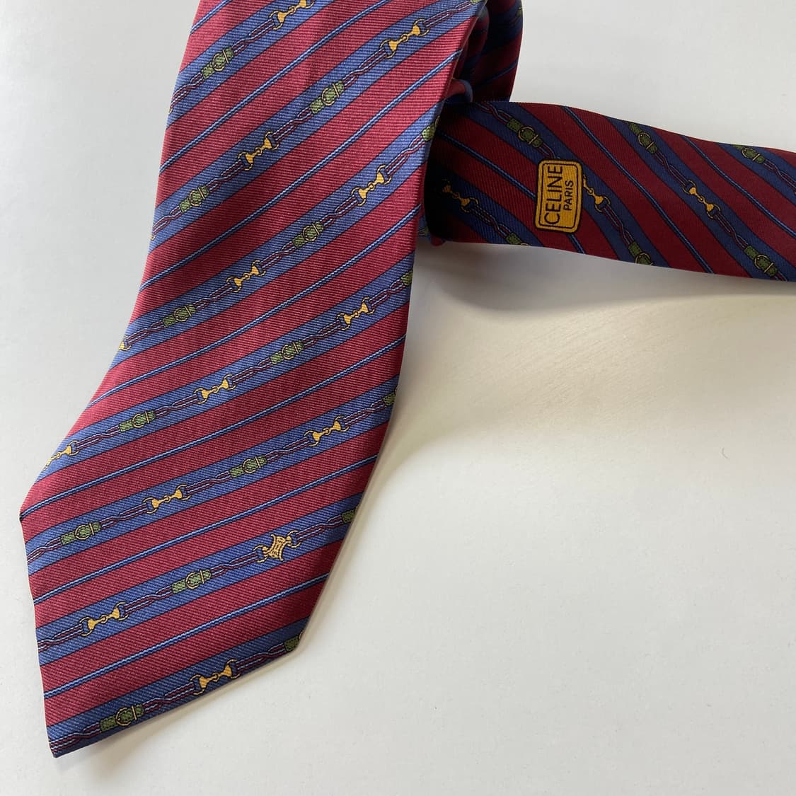 셀린느(celine) 심플로고 명품 정품 넥타이 상품이미지4