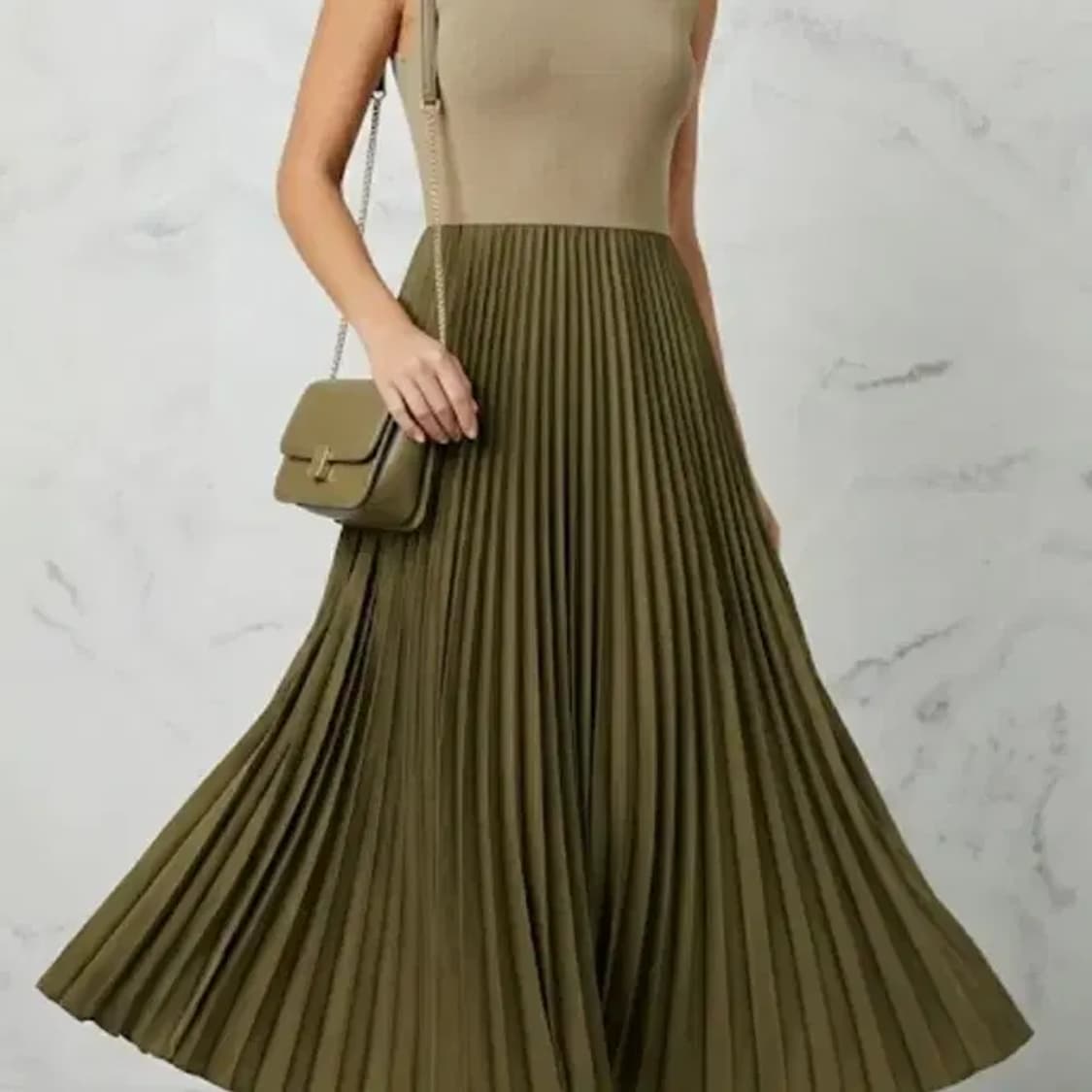 Theory 니트 플리츠 원피스 M 상품이미지1