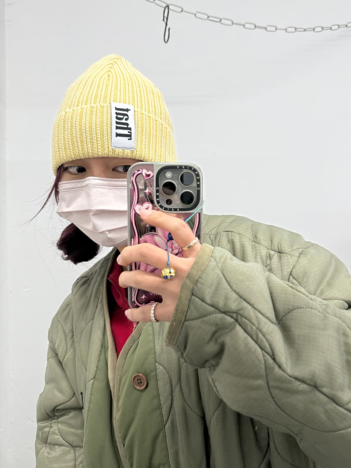 디스이즈네버댓 골지 비니 상품이미지3