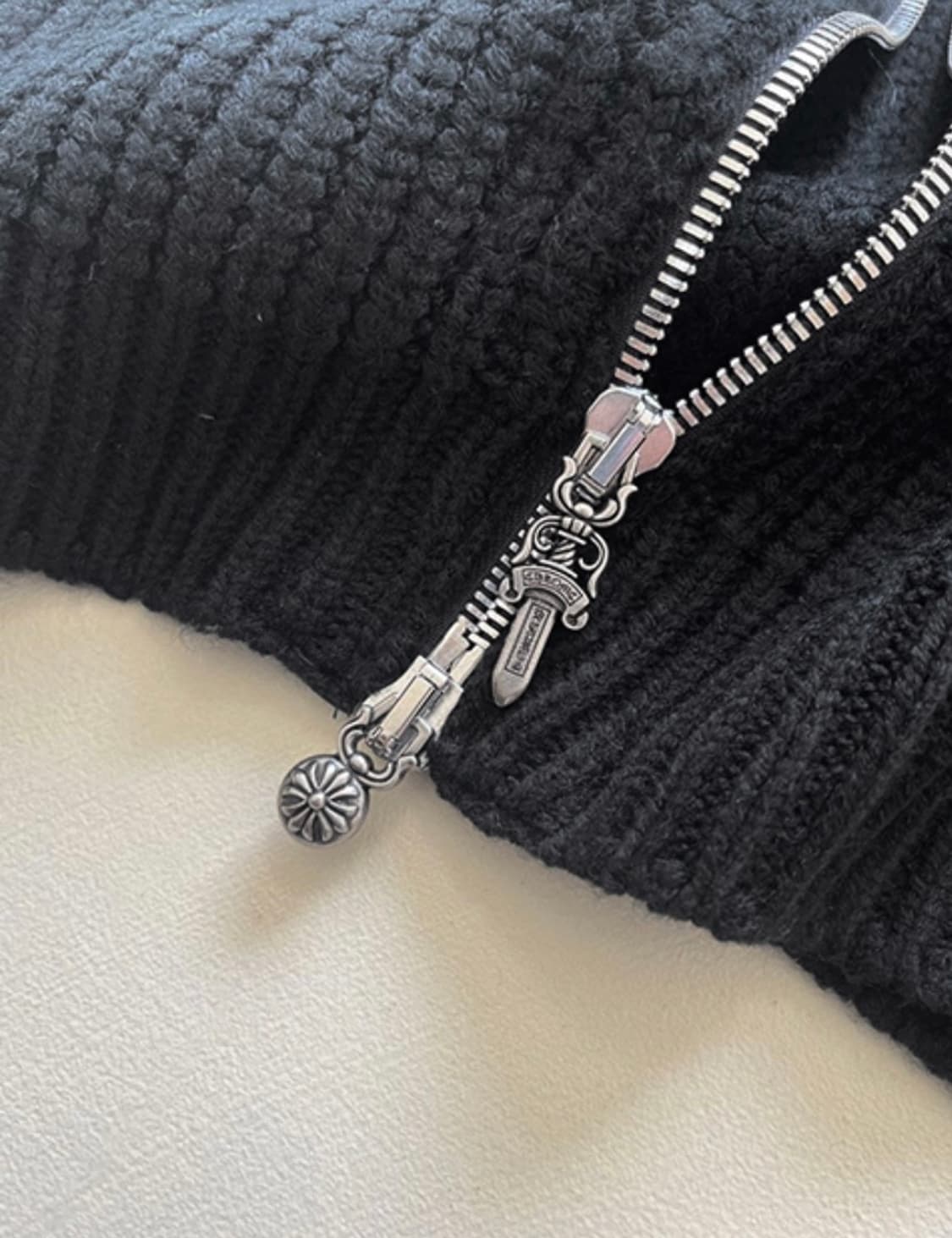 크롬하츠 니트집업 XL  상품이미지4