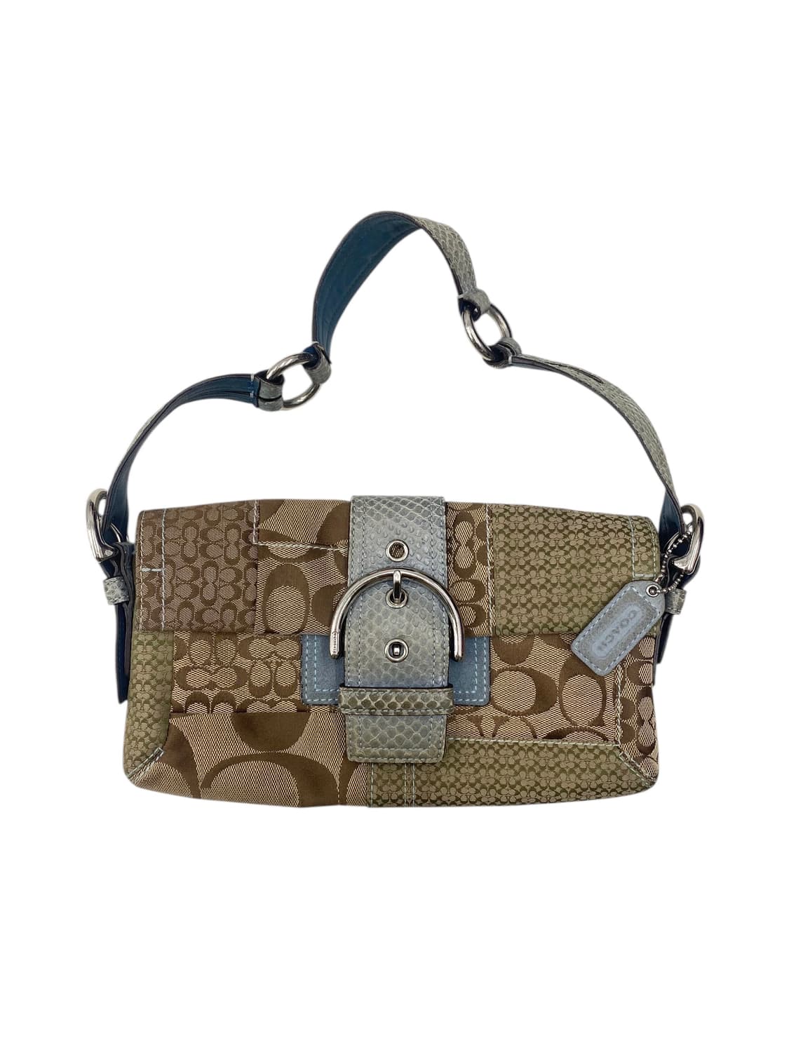 코치 y2k 패치워크 바게트백 상품이미지1