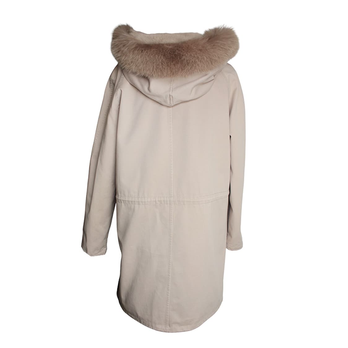 이브 살로몽 폭스 퍼 트림 카키 야상 자켓 55, 66 상품이미지2