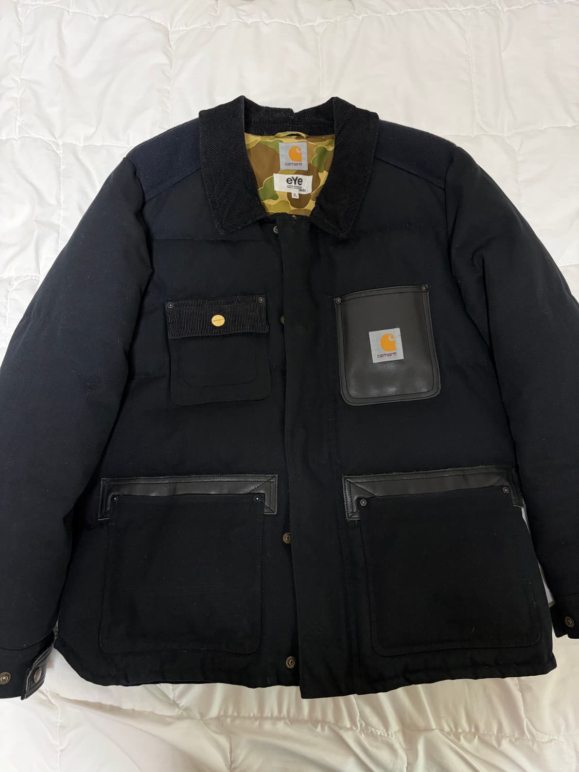 <아카이브>준야와타나베 칼하트 다운 워크 자켓(XL) 상품이미지1