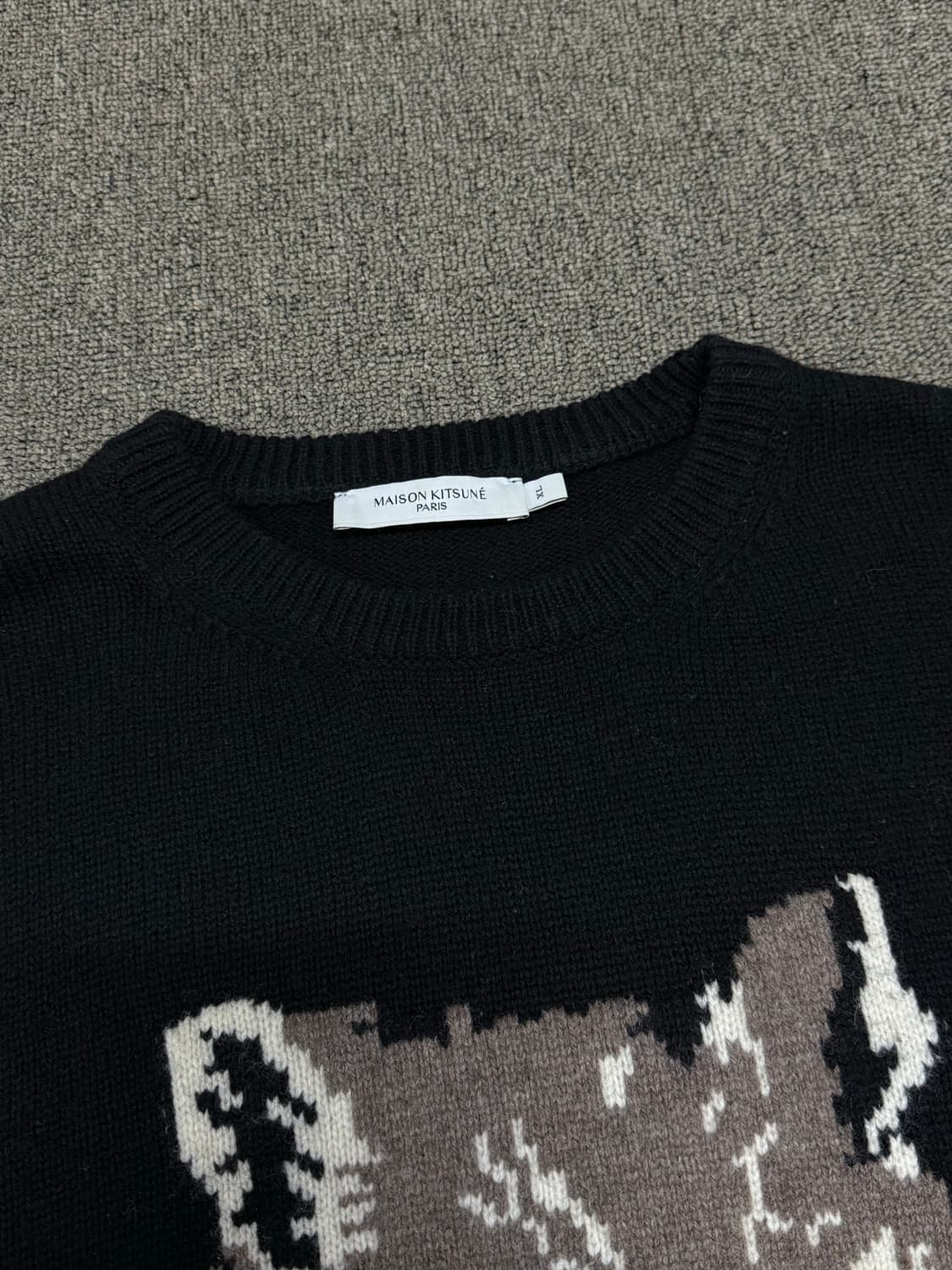 Maison kitsune 메종키츠네 폭스헤드 니트 상품이미지3