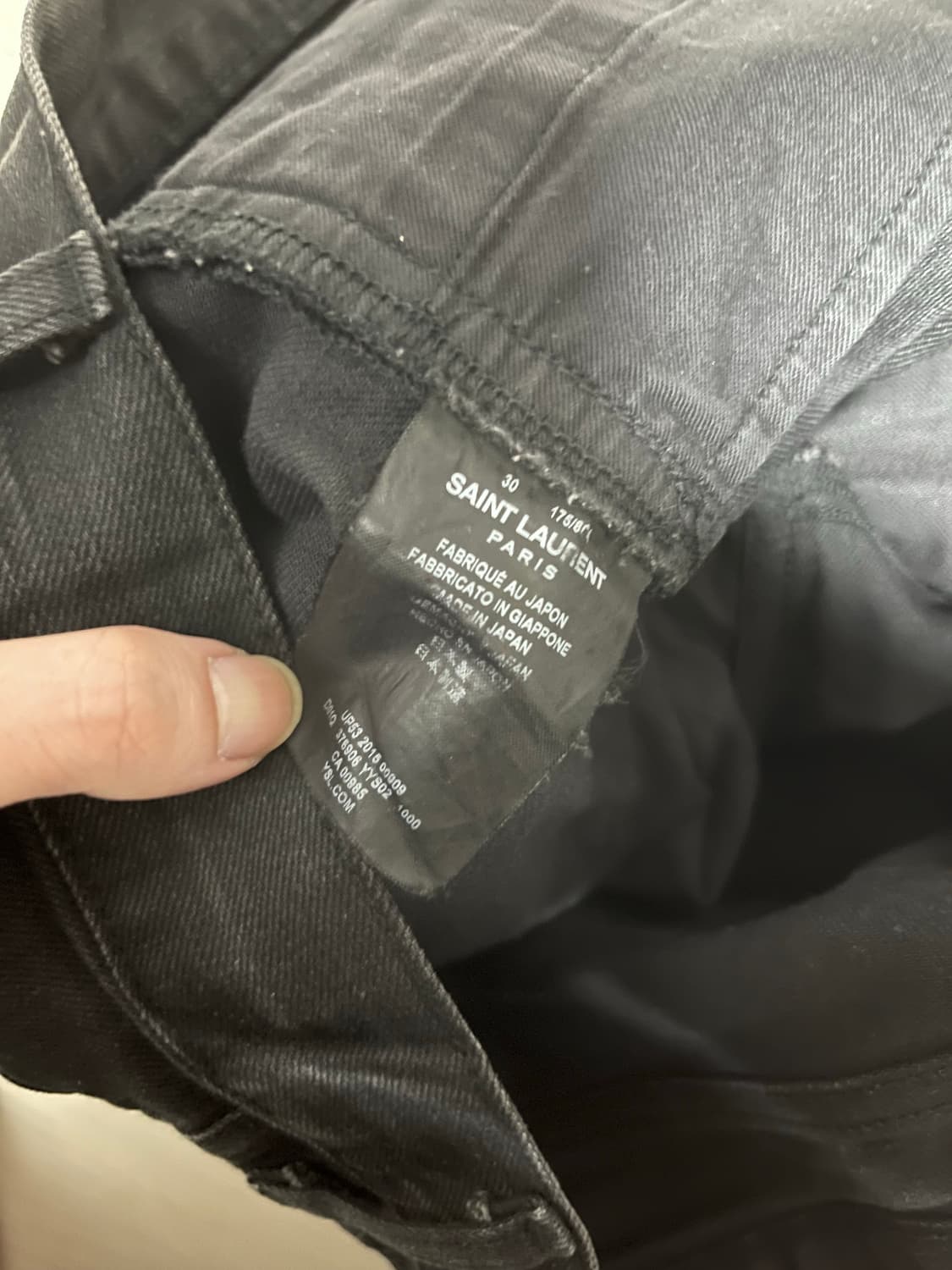 생로랑 15 블랙데님진 상품이미지2