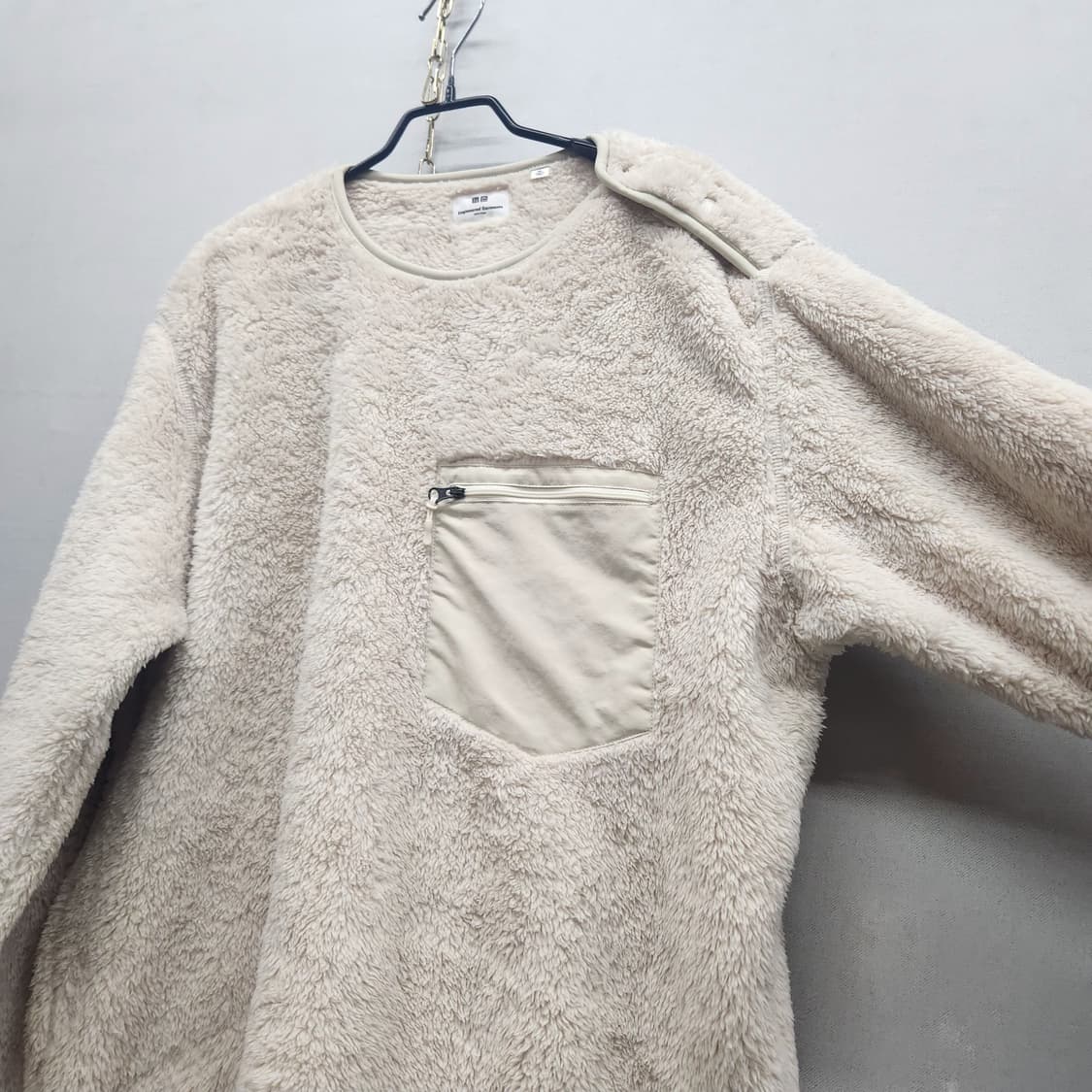 유니클로x엔지니어드가먼츠 뽀글이 빅포켓 맨투맨 2XL 상품이미지2