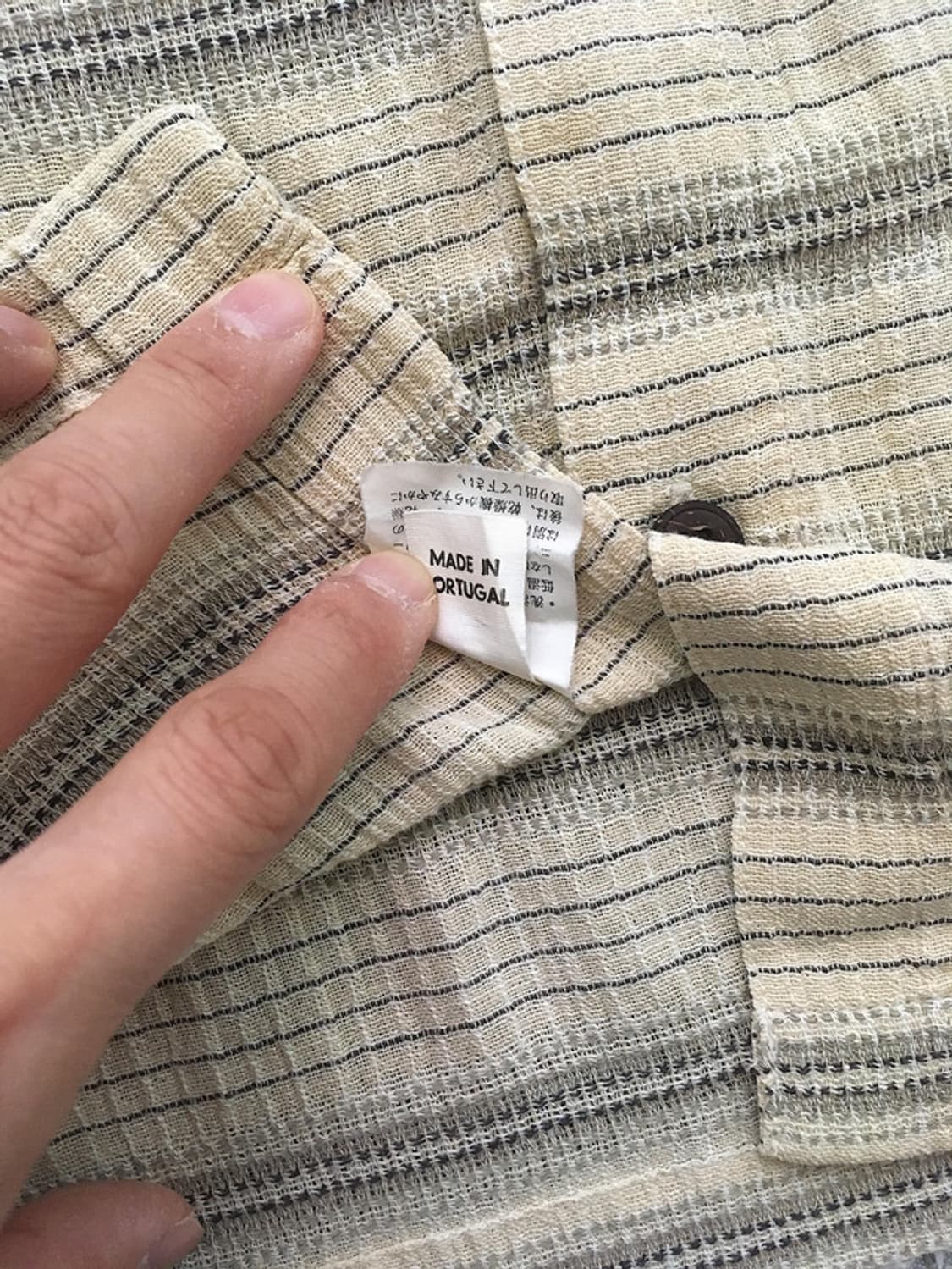 Ethnic stripe Organic-cotton 1/2 shirts 상품이미지7