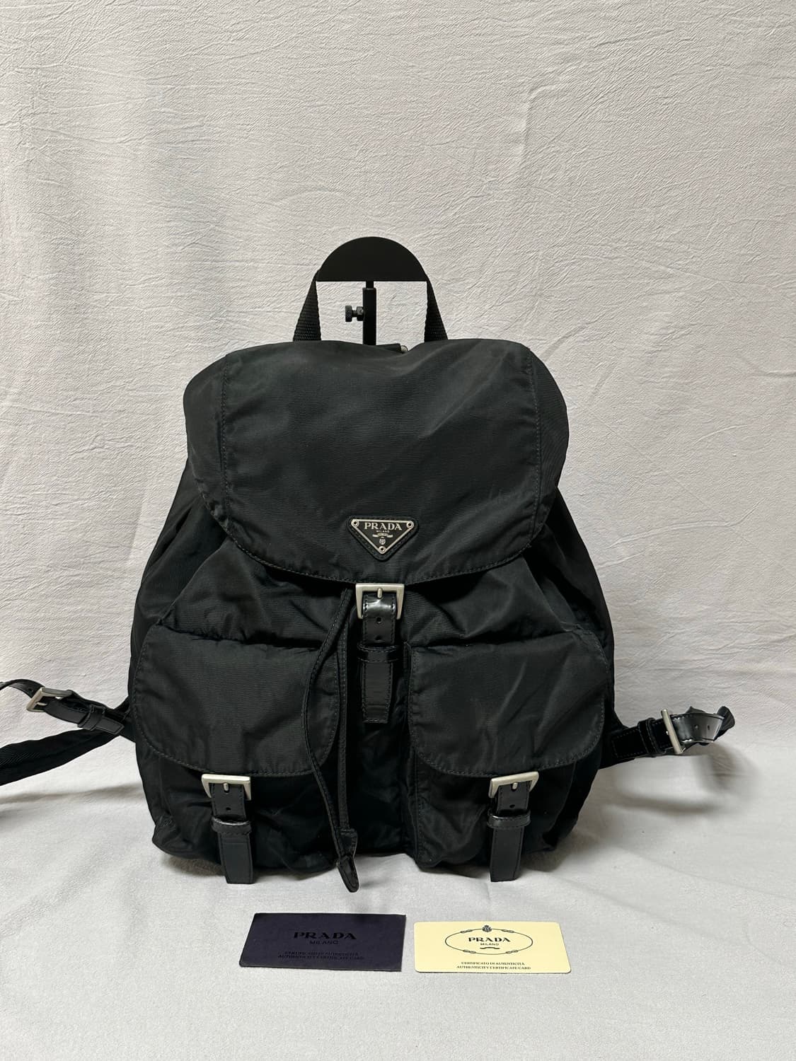 (상태최상) 프라다 투포켓 포코노 나일론 백팩 미디엄 상품이미지2