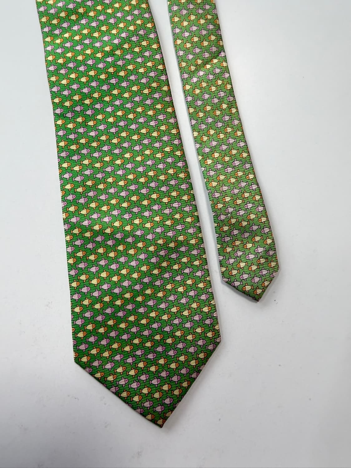 빈티지 패턴 실크 넥타이 8.9cm 상품이미지4