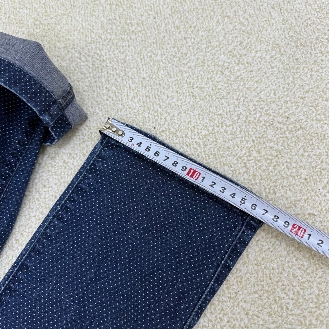 [31/32] 타미힐피거 도트패턴 데님팬츠 1231T1 상품이미지7