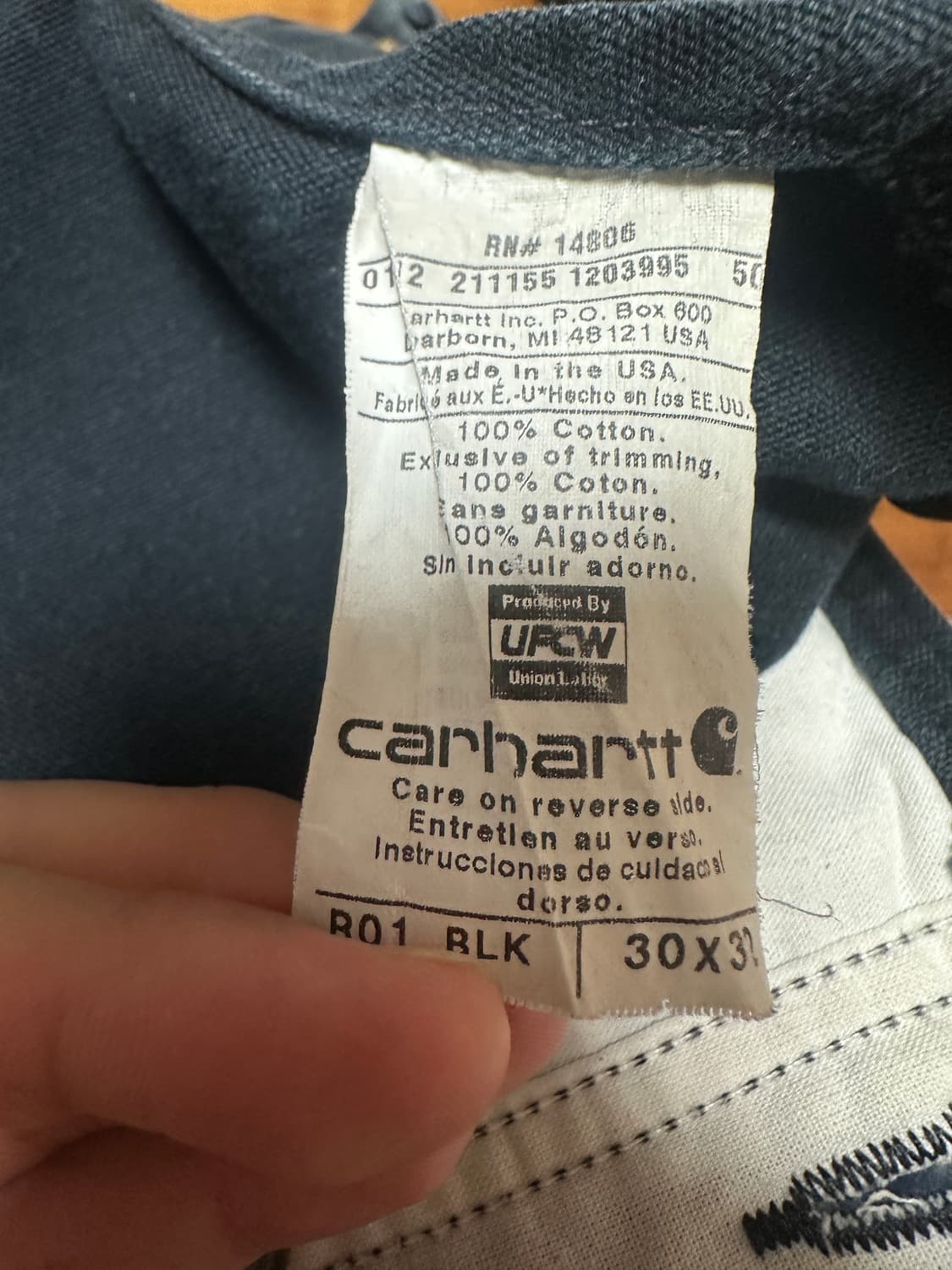 칼하트 멜빵바지 상품이미지5