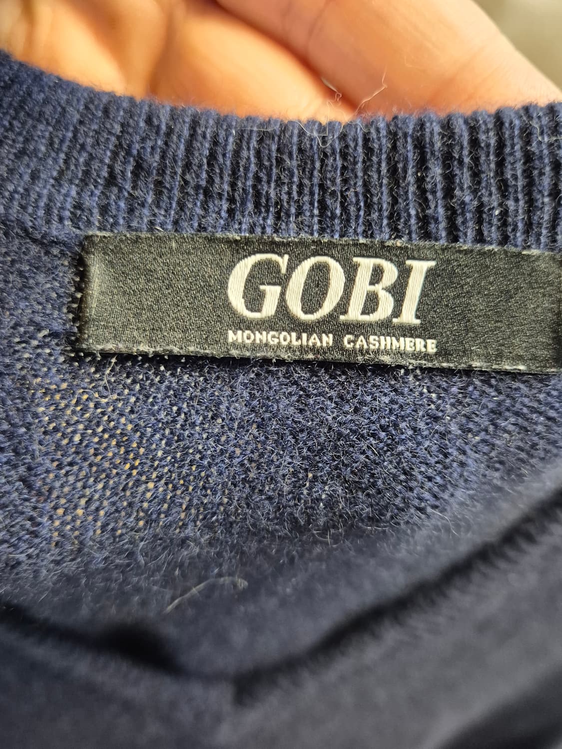 고비 100% 캐시미어 베스트 남자 100 상품이미지3