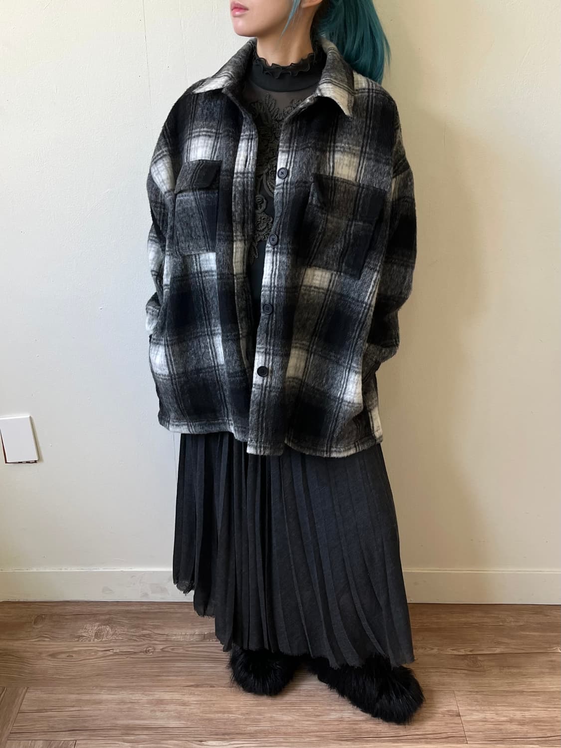 JEANASIS 아웃포켓 울 자켓 상품이미지6