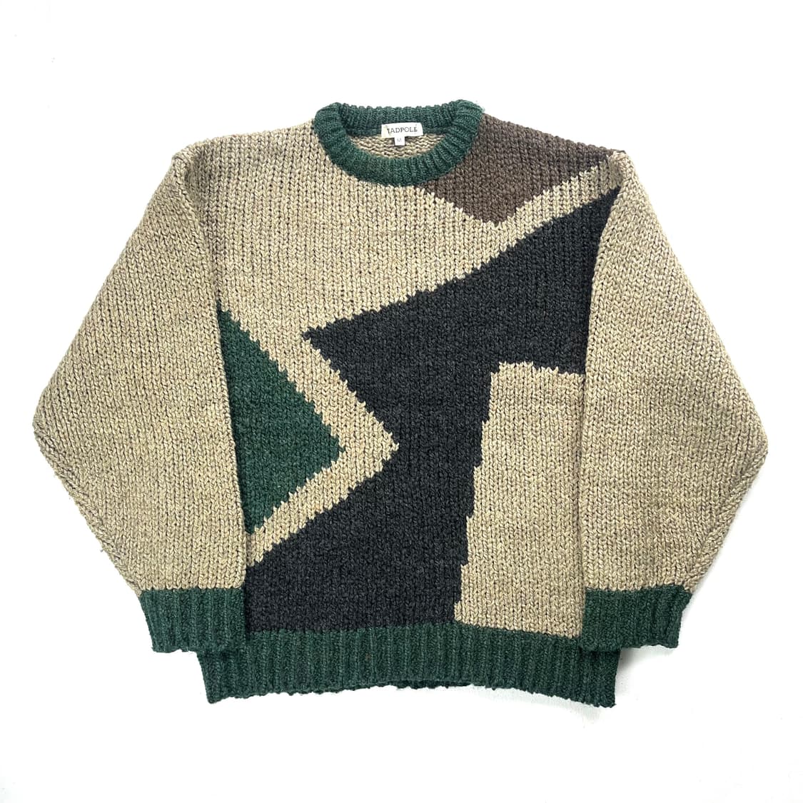 [M] 일본 빈티지 패턴 혼방 니트 스웨터 상품이미지1