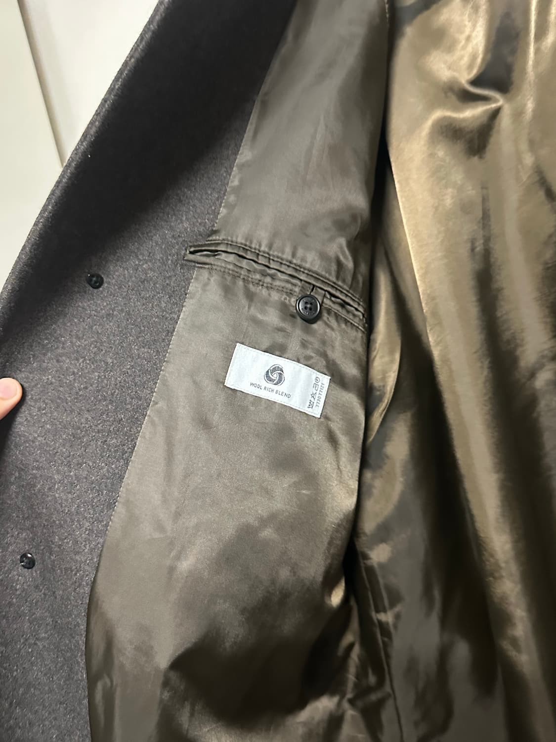 비슬로우 발마칸 코트 다크 브라운 상품이미지6