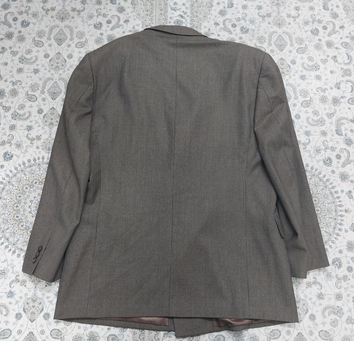 제롤라모 이태리 브라운 더블 버튼 체크 자켓 상품이미지3