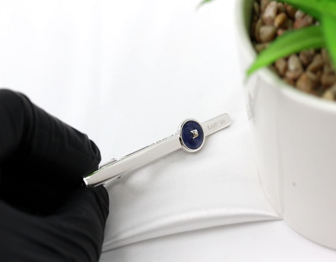 랑방 B+등급 6.1cm 남자 명품 넥타이핀 빈티지 상품이미지4