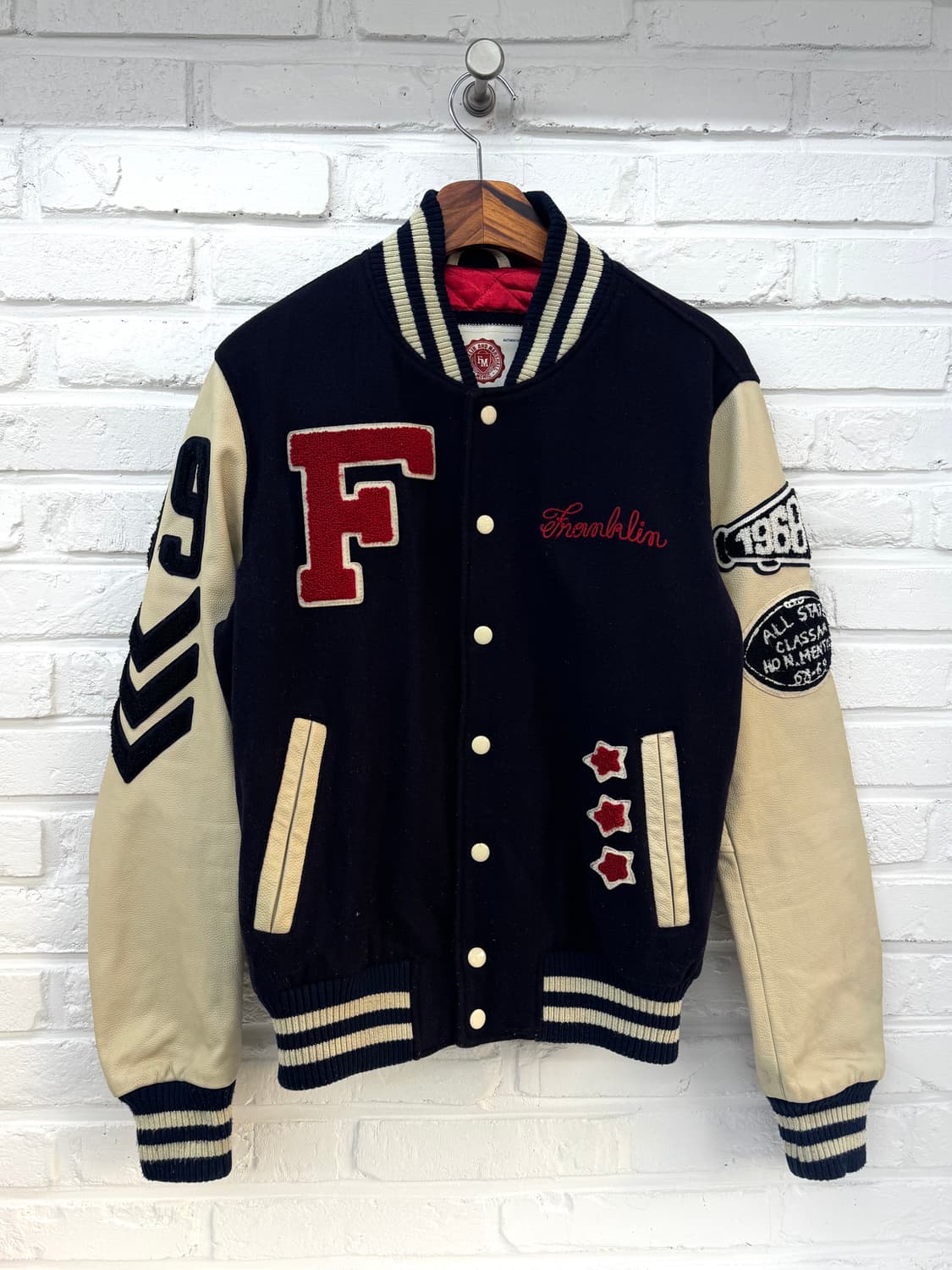 Franklin&Marshall 네이비 바시티 자켓 상품이미지3