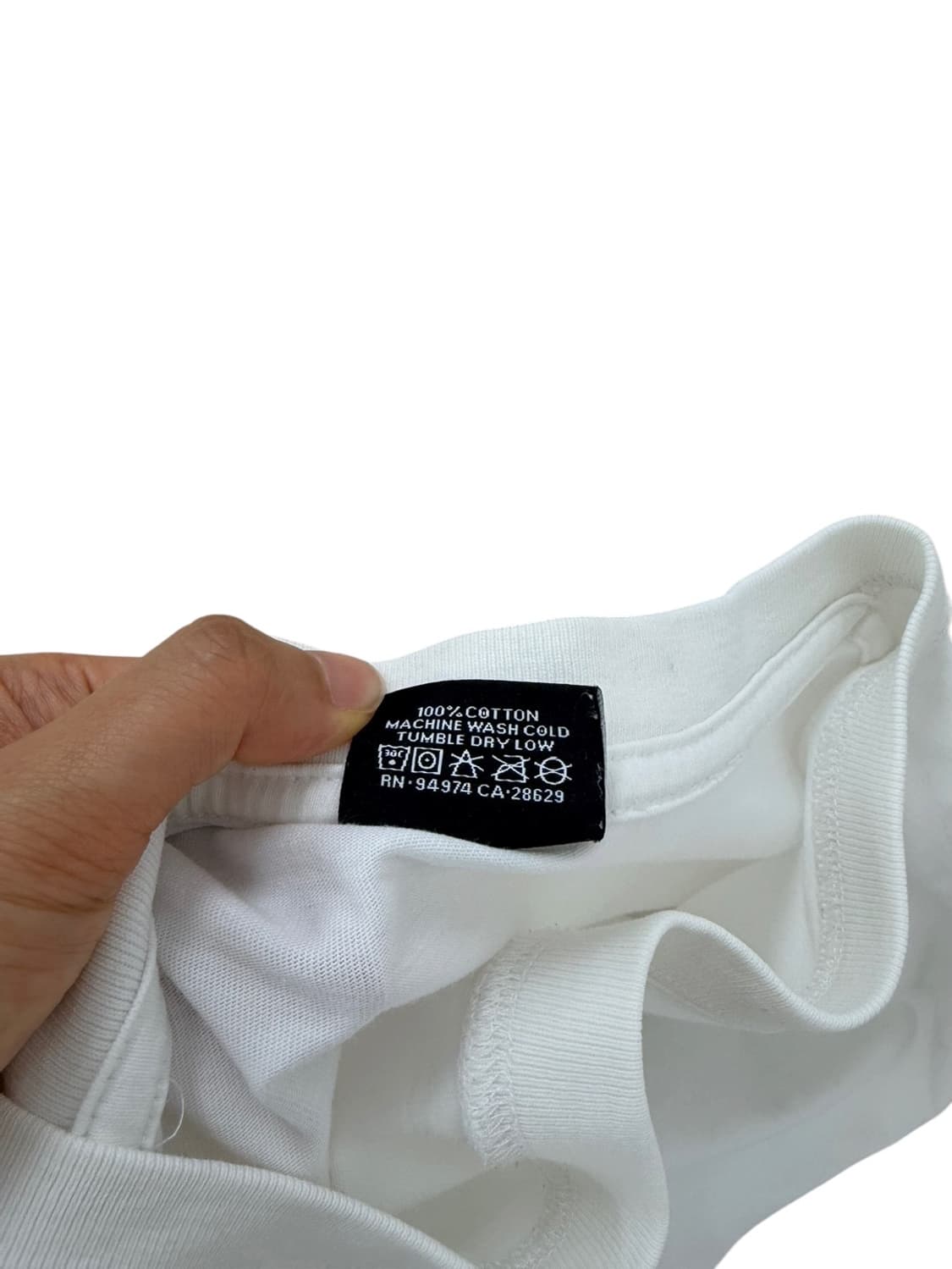 STUSSY 스투시 반팔 화이트 (L) 상품이미지5