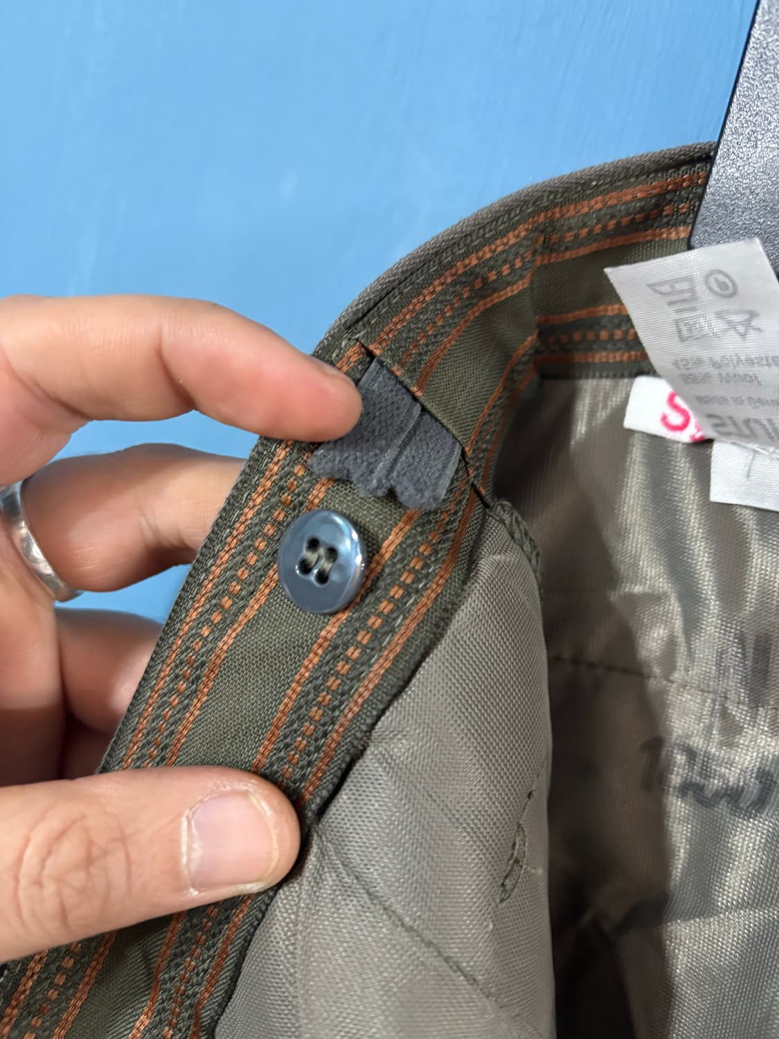 rare!! 50-60's  East German Piping Dress 상품이미지6