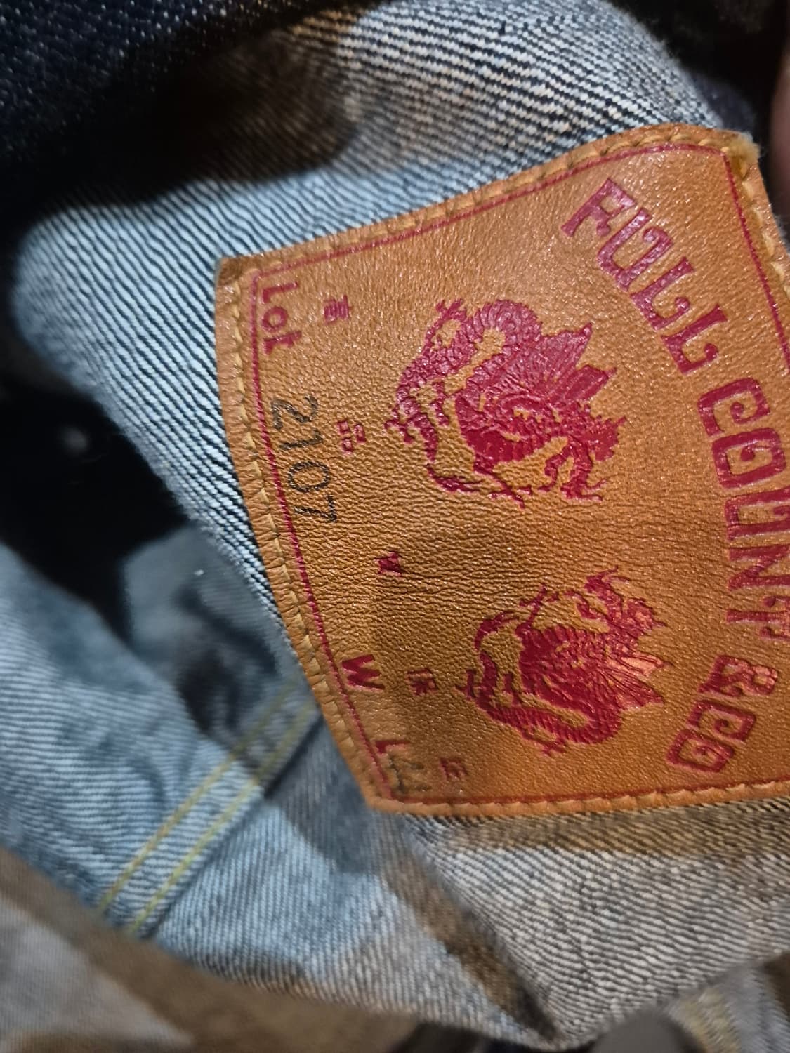 풀카운트 2107 타입1 44사이즈 상품이미지6