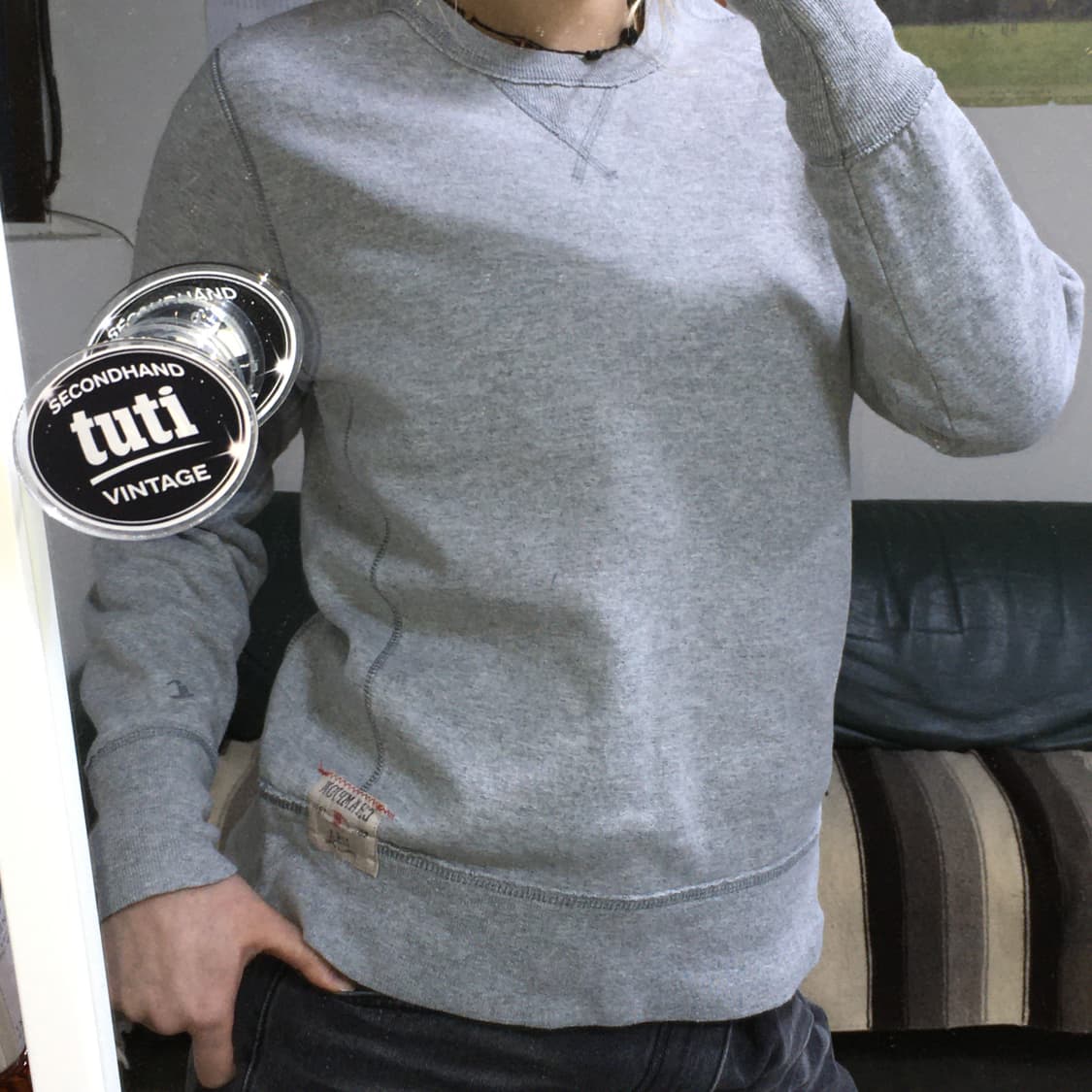 투티/0171 챔피온 챔피언 기모 맨투맨 패치 로고 상품이미지1