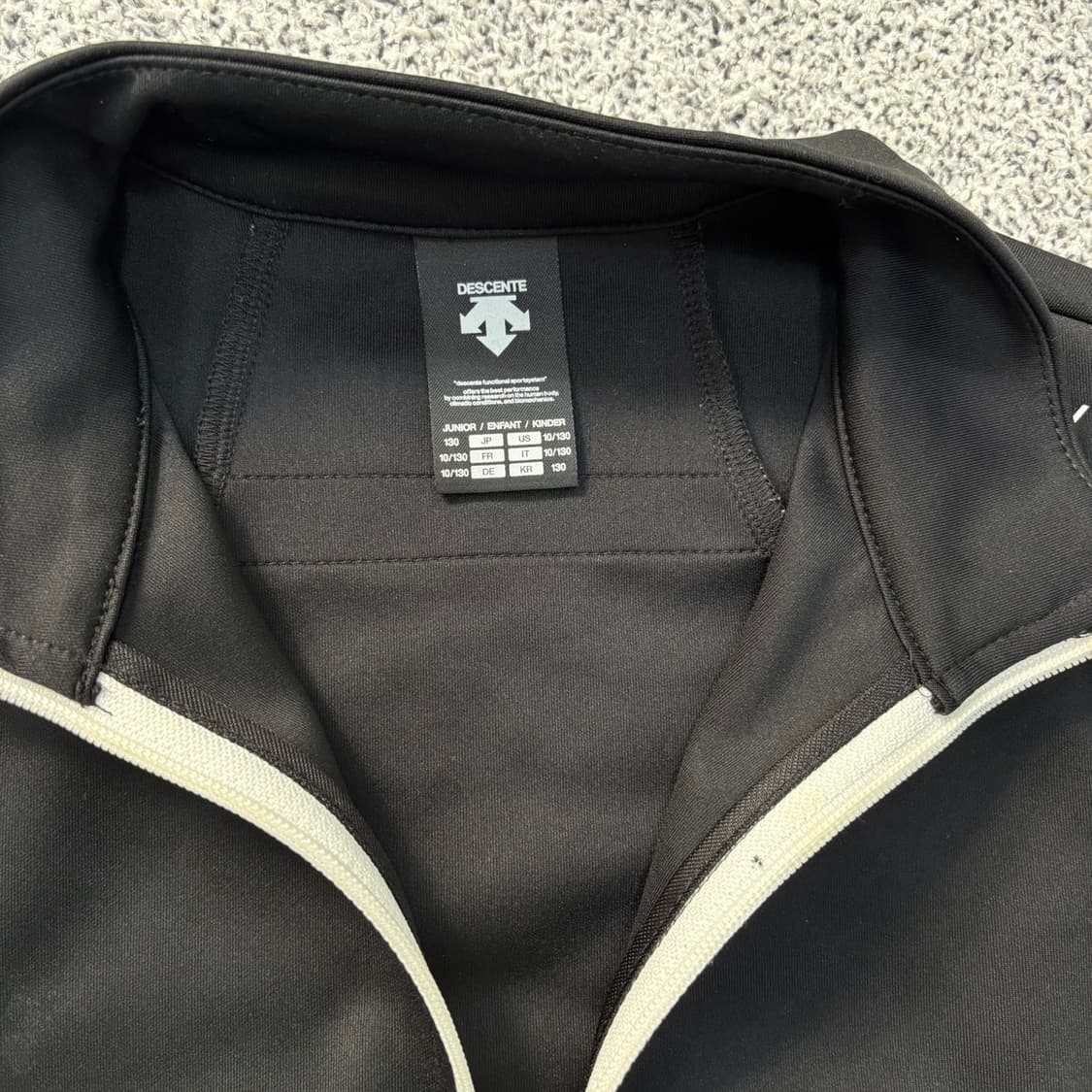 130 데상트 키즈 집업 져지 자켓 0423J 상품이미지4