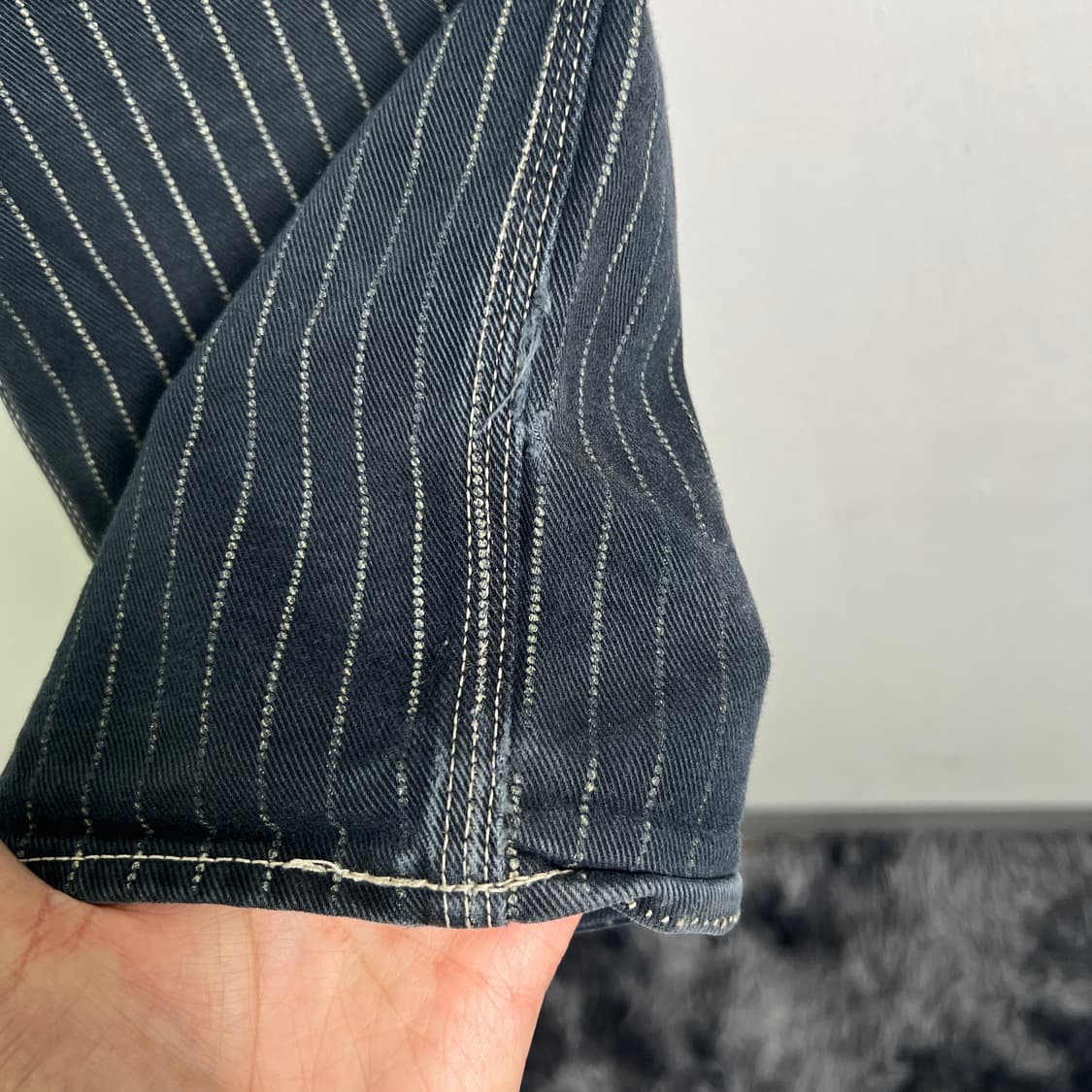 밴슨 레더 더블니 카펜터 데님 팬츠 30 상품이미지9