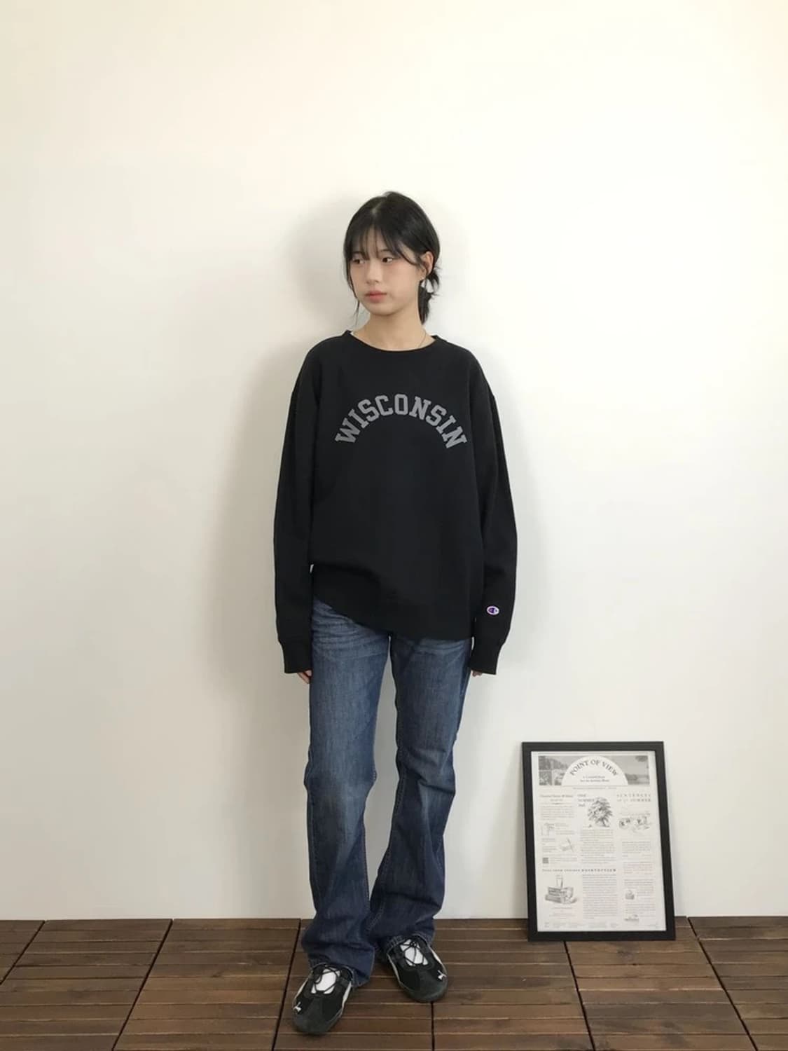 Champion Wisconsin Crewneck Sweatshirt 상품이미지1