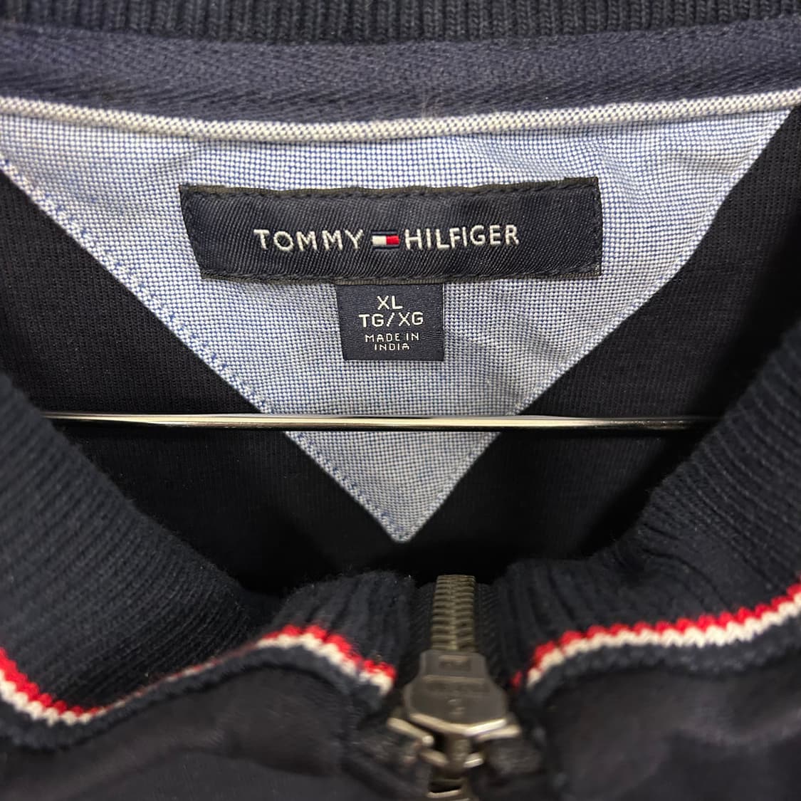 타미힐피거 올드스쿨 오버핏 코튼 아노락 맨투맨 상품이미지3