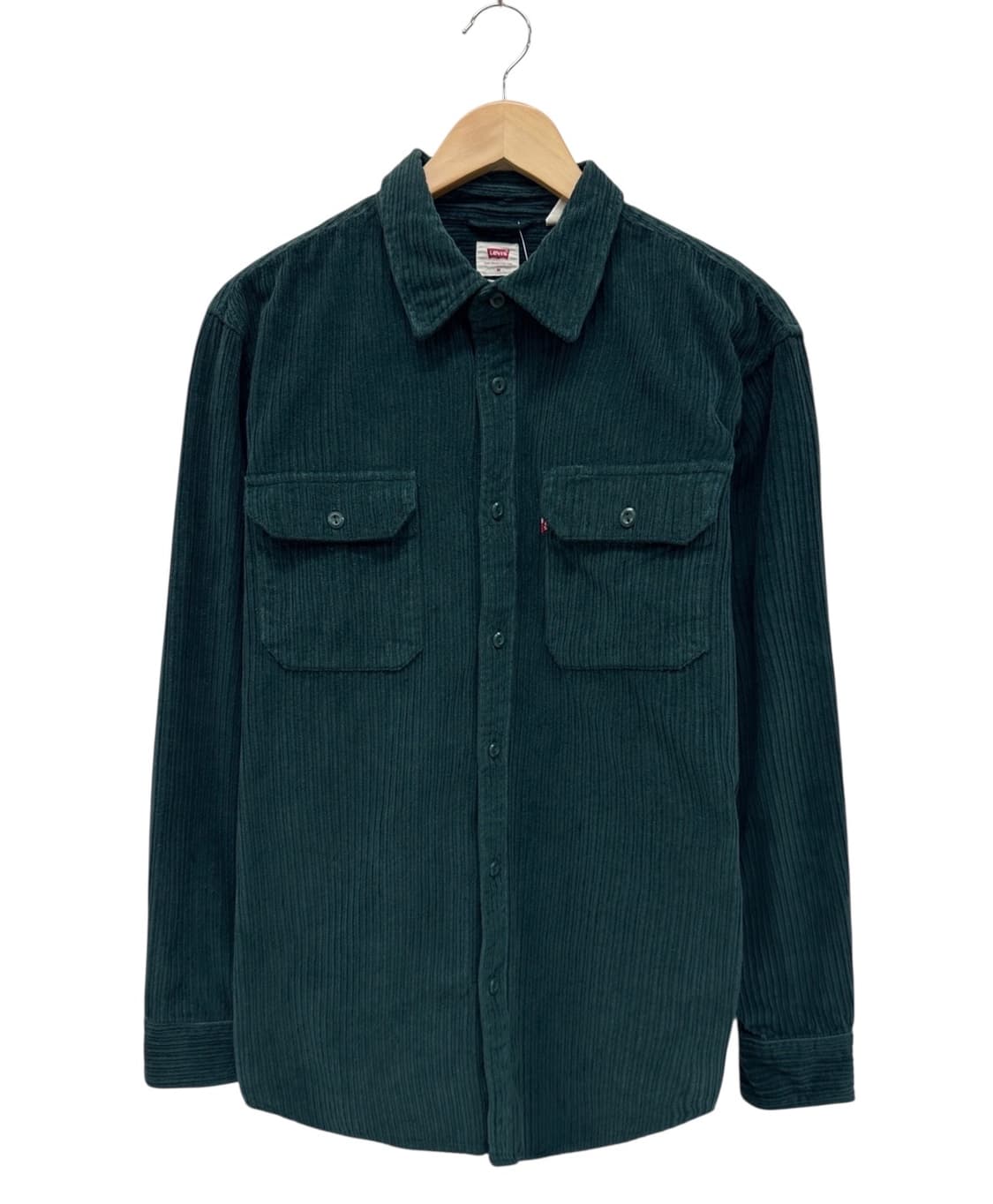 리바이스 코듀로이 골덴셔츠 그린 새상품 (M) 상품이미지1