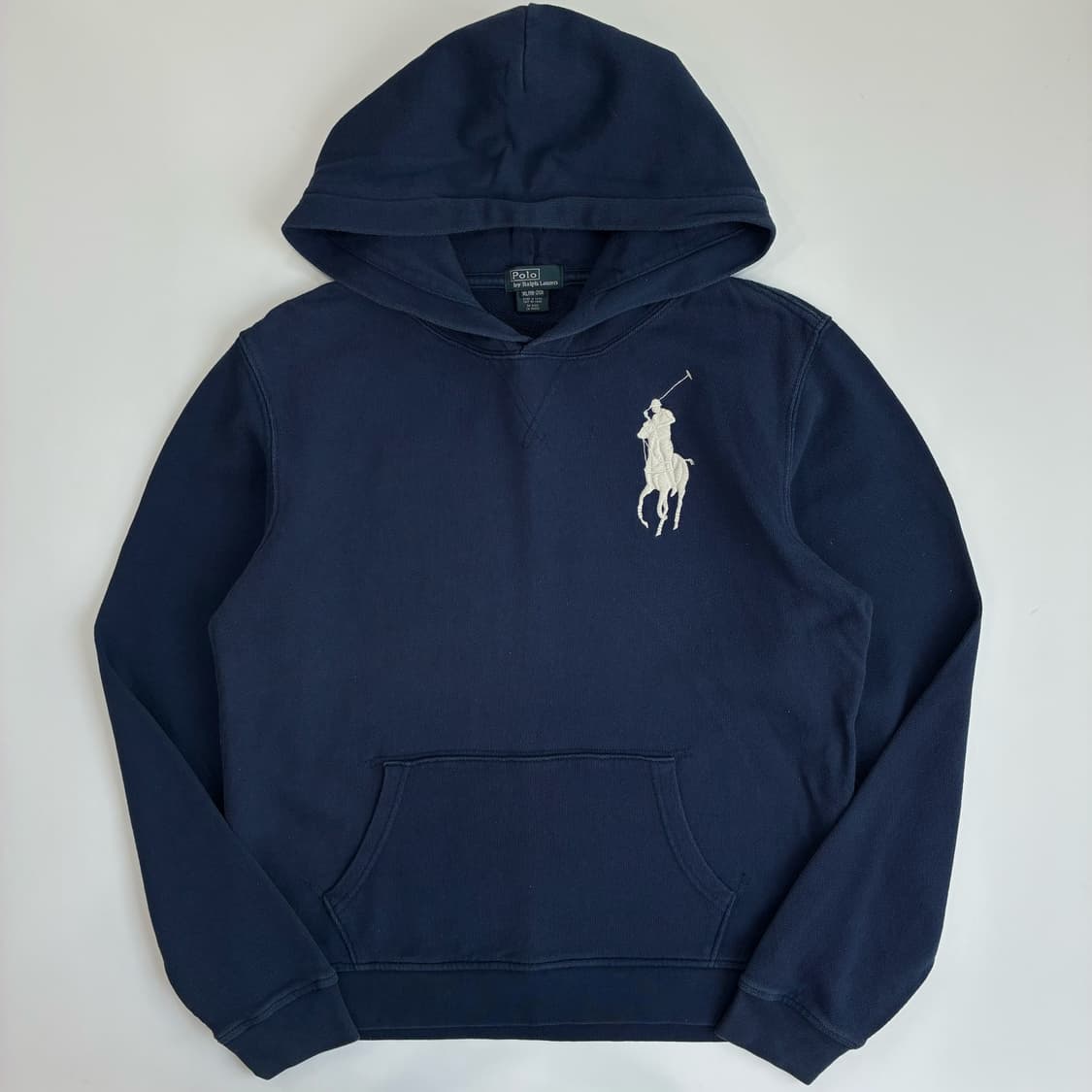Polo  폴로 랄프로렌 빅포니 코튼 네이비 후드티  상품이미지1