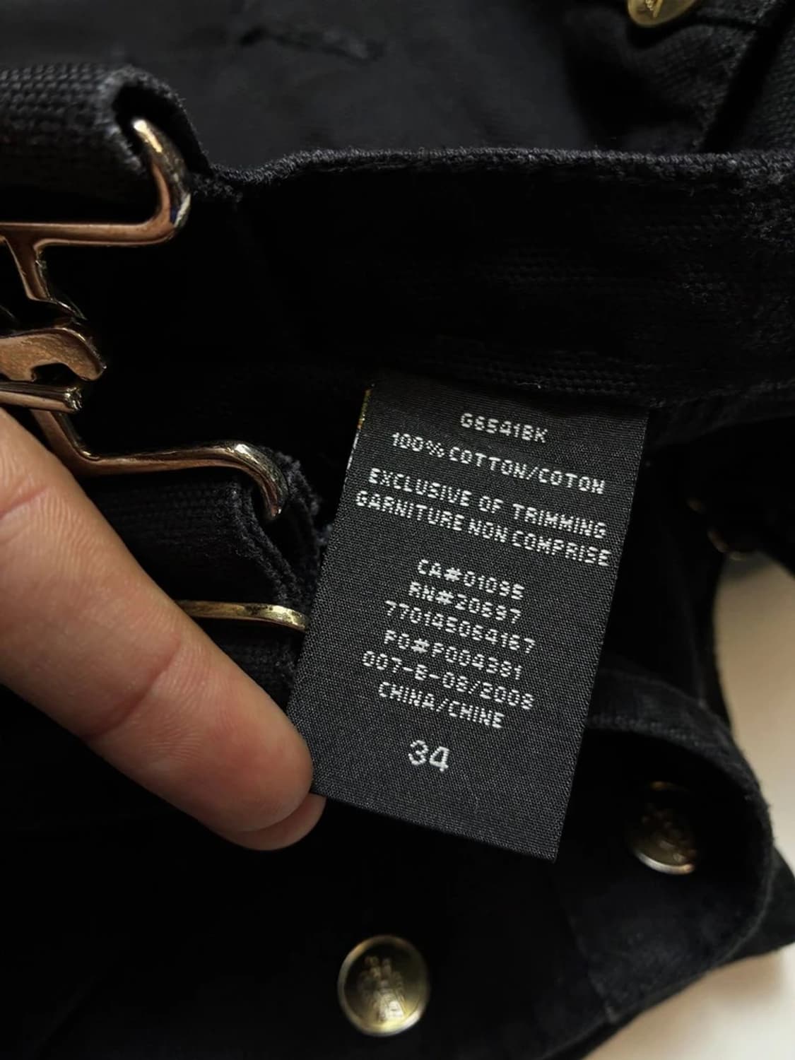 디키즈 AW BIB 덕 캔버스 오버롤 팬츠 PN9005 상품이미지7