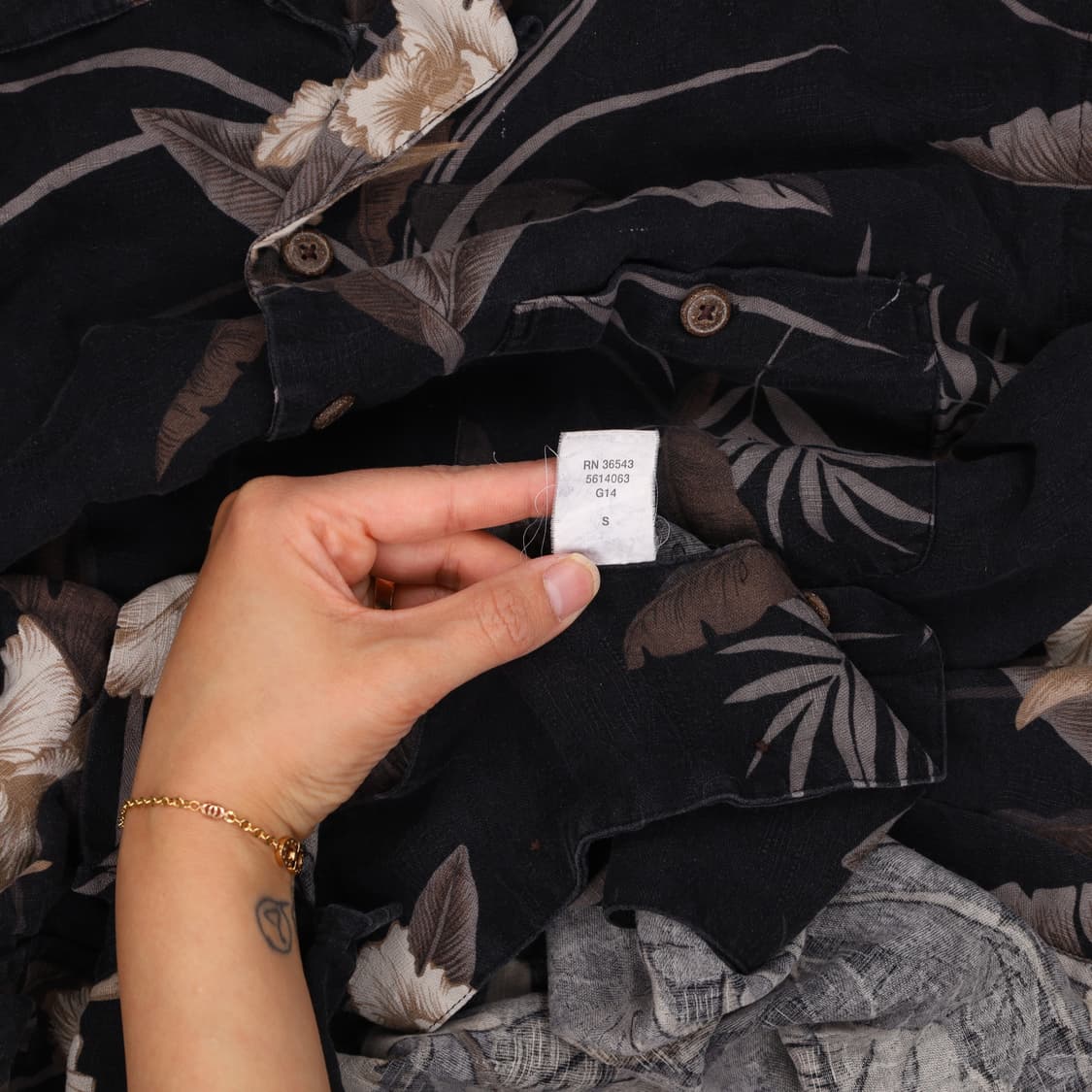 M 제프리빈 패턴 반팔셔츠 0420H1 상품이미지5