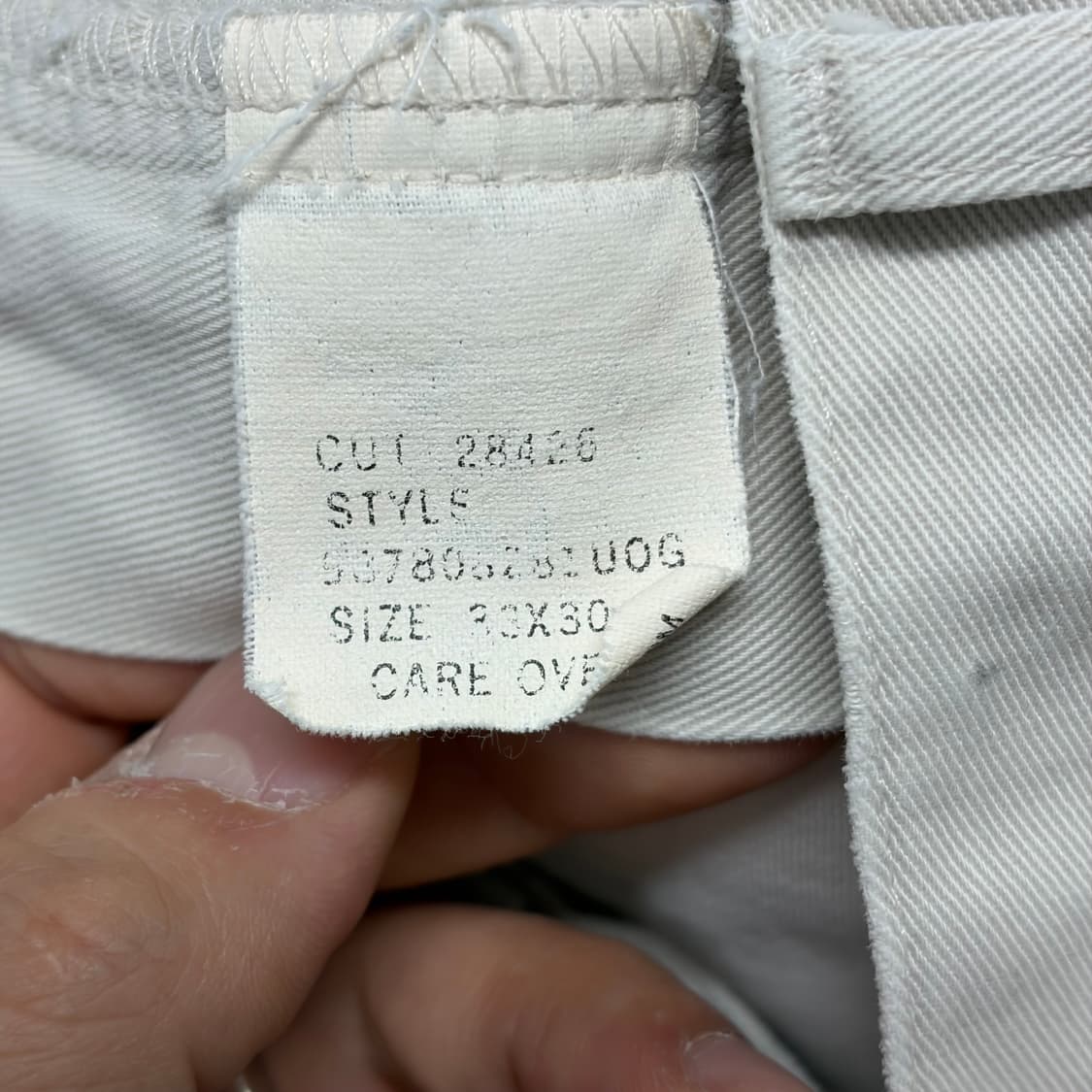 90S 폴로 투턱 치노팬츠 상품이미지5