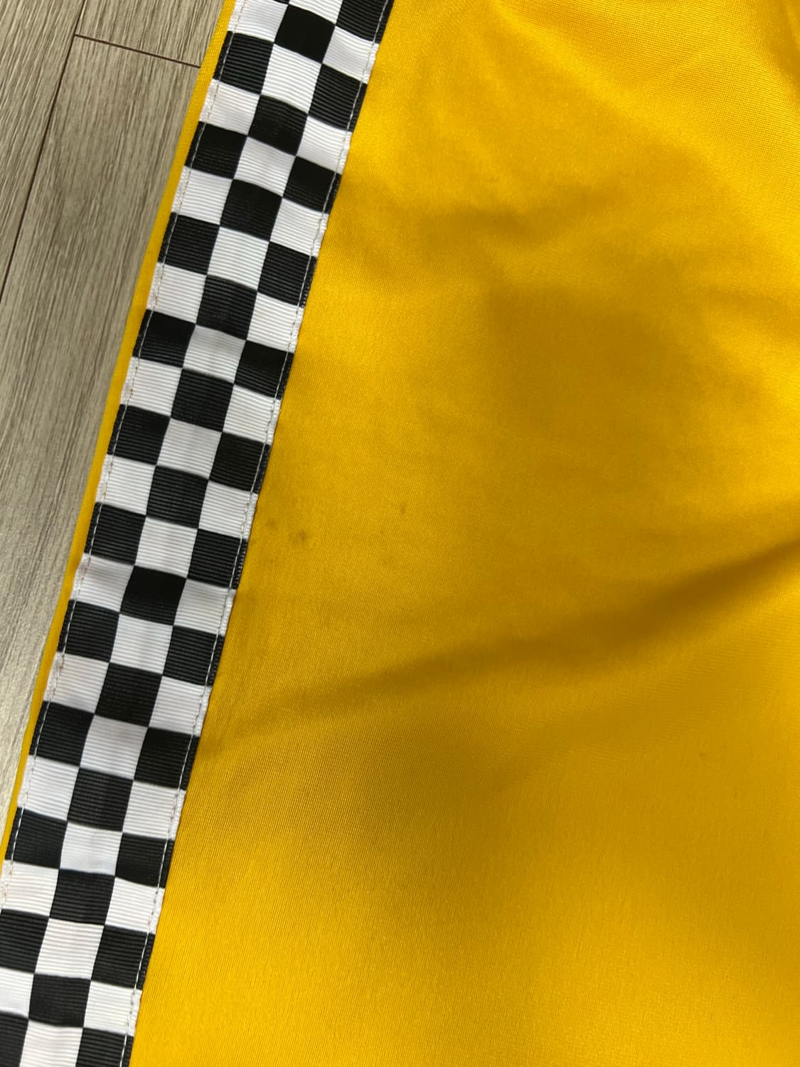 포에버21 체커 트랙팬츠 옐로우 상품이미지4