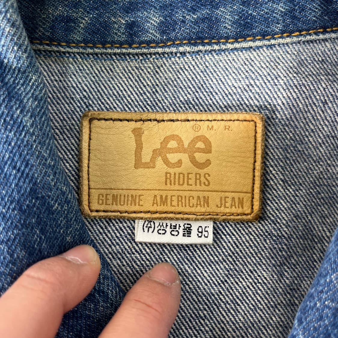 100 LEE 리 80s 쌍방울 데님 자켓 상품이미지3