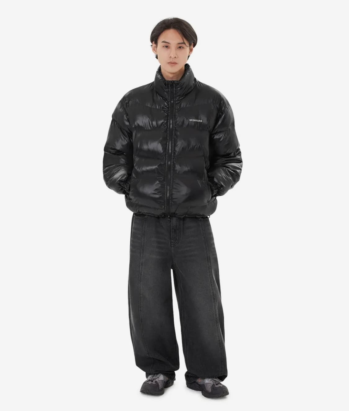 오와이 DISTRESSED STITCH PUFFER JACKET 0사이즈 상품이미지3